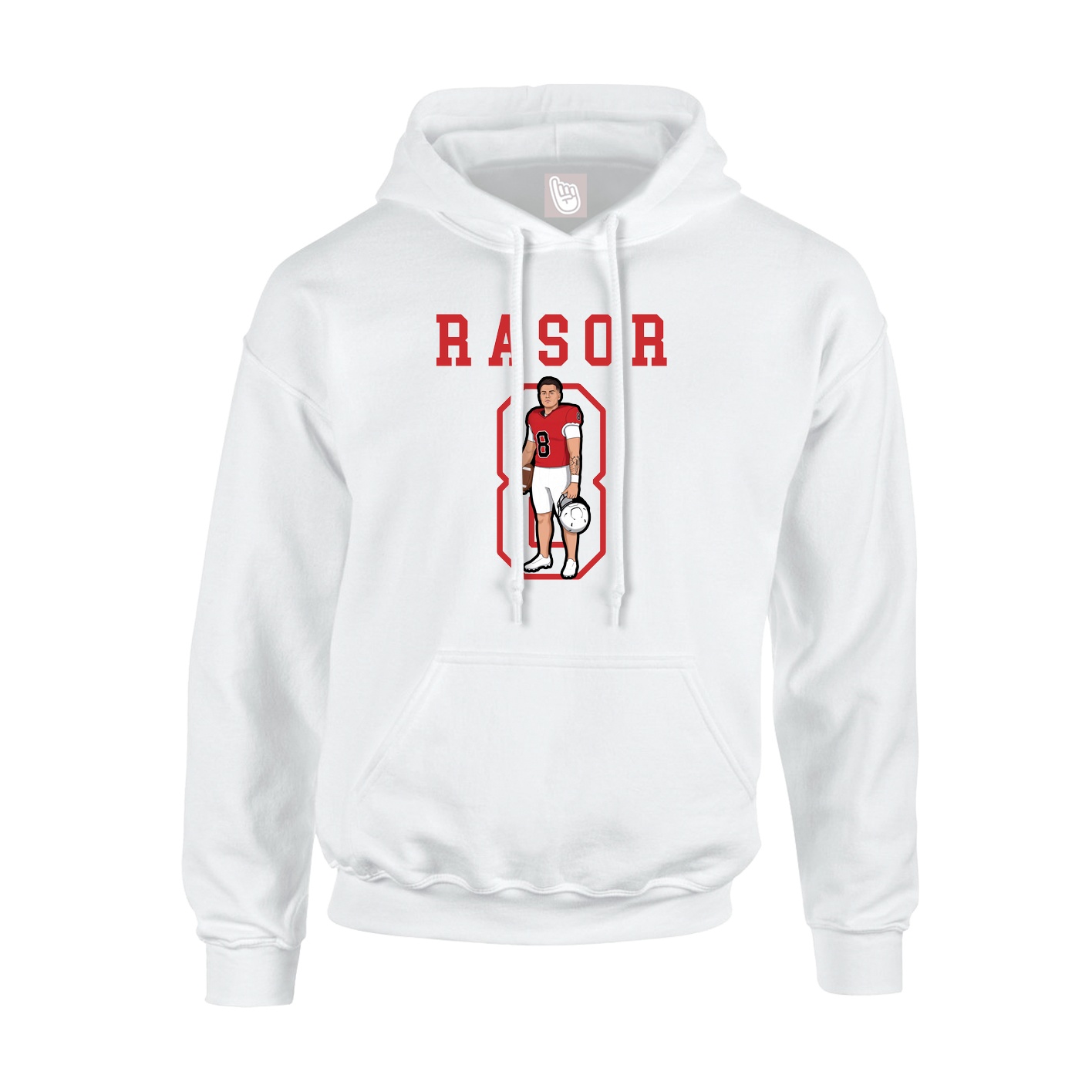 Youth Hoodie — Shirsey in White