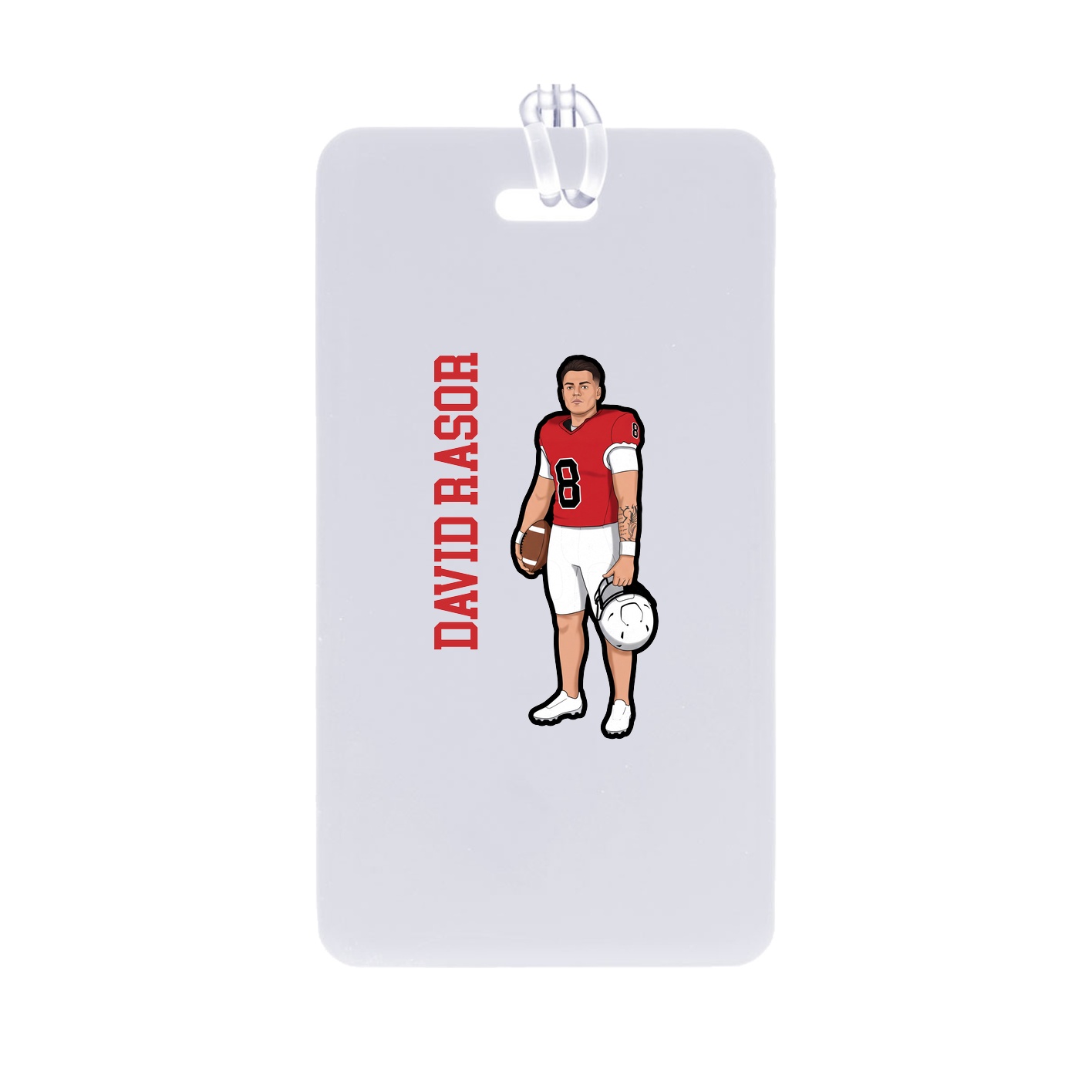 Bag Tag — Name Vertical in Classic