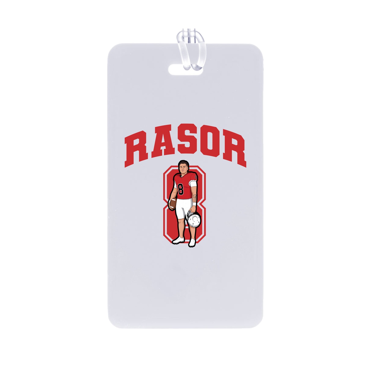 Bag Tag — Number in Classic