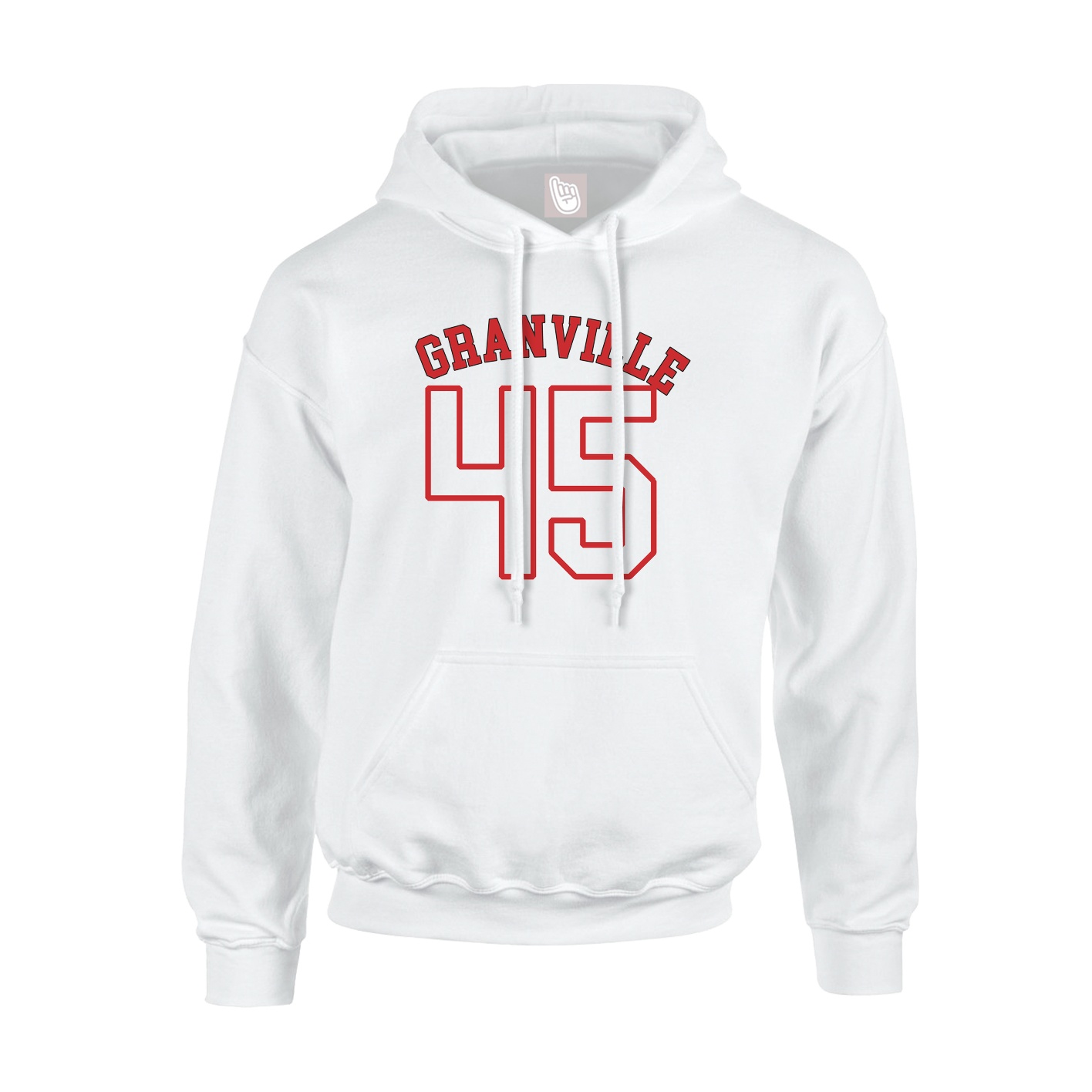 Hoodie — Shirsey Arch in White