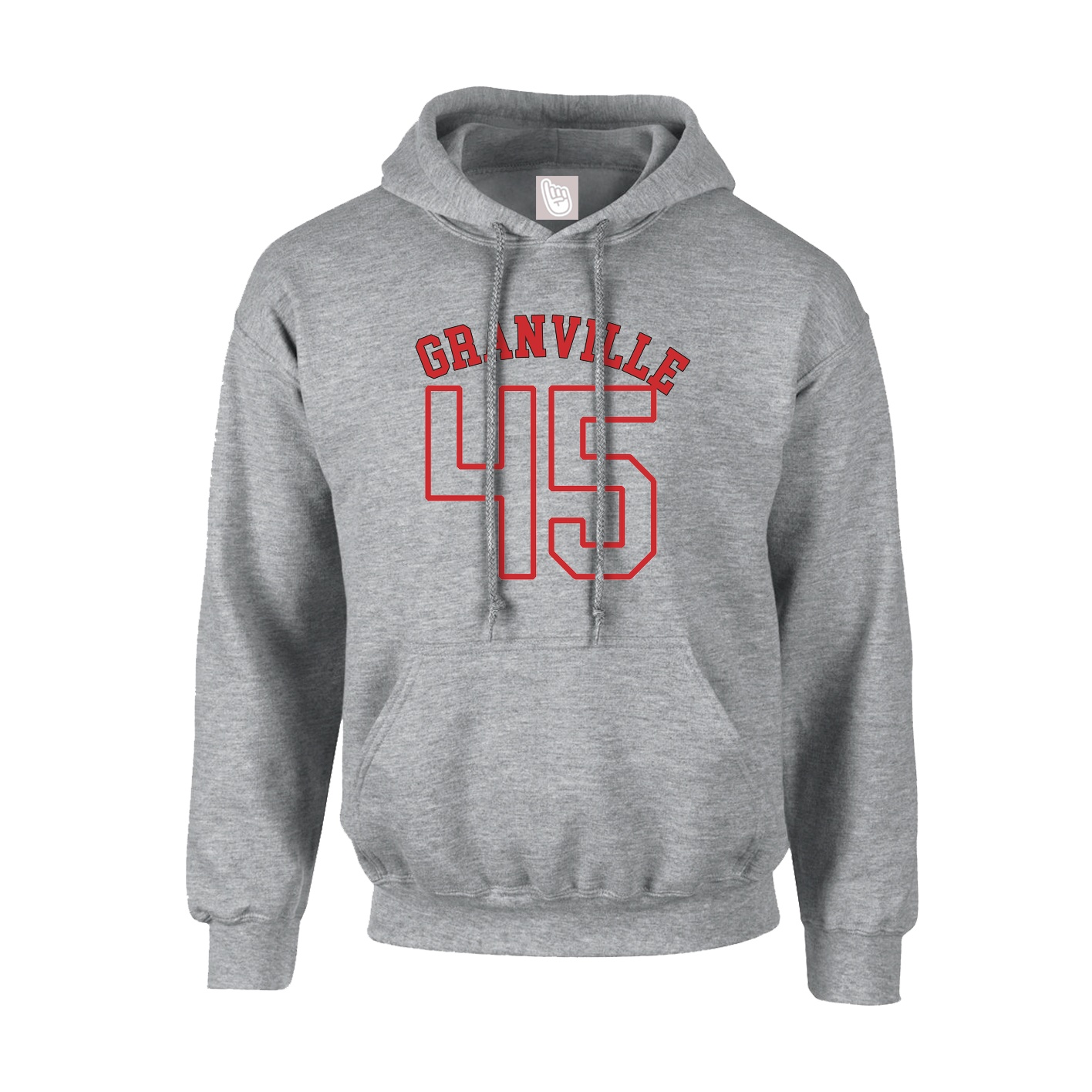 Youth Hoodie — Shirsey Arch in Grey