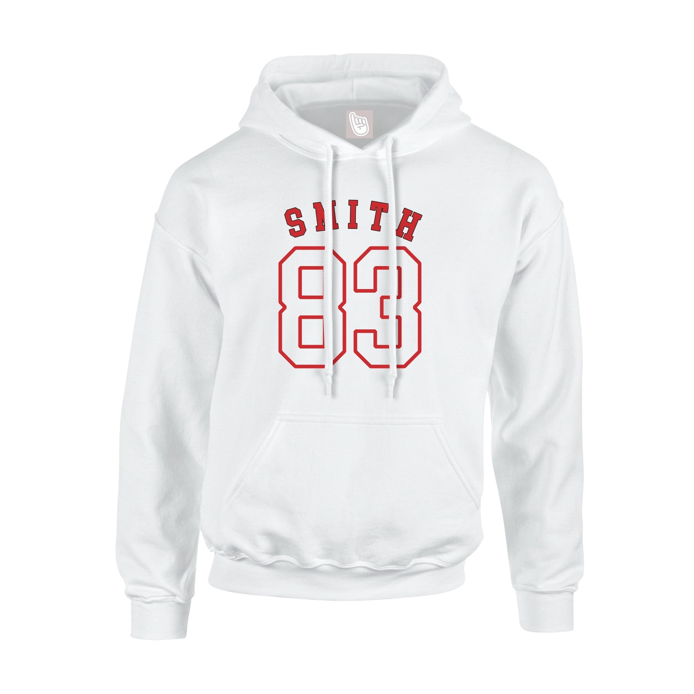 Hoodie — Shirsey Arch in White