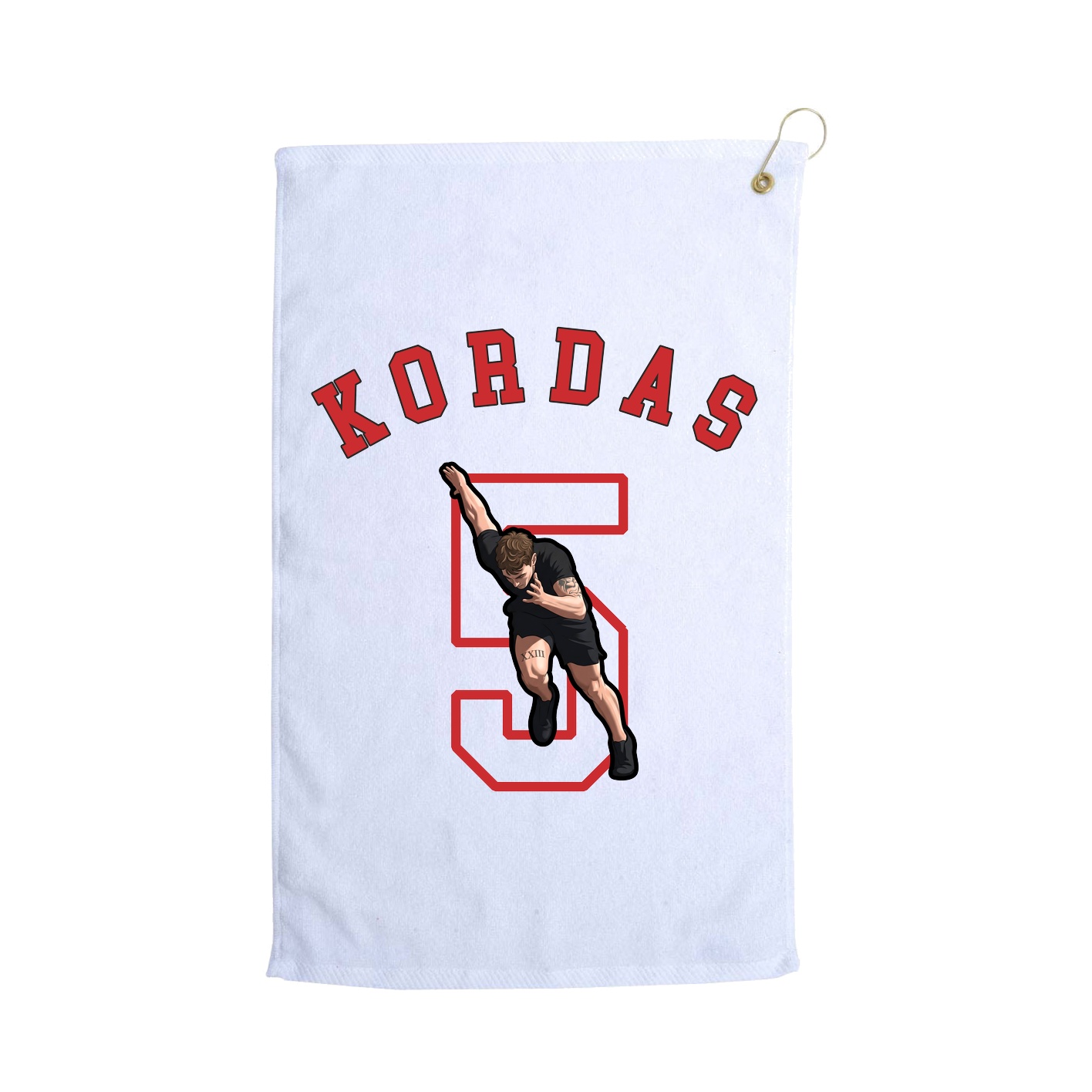 Golf Towel — Shirsey Arch in White