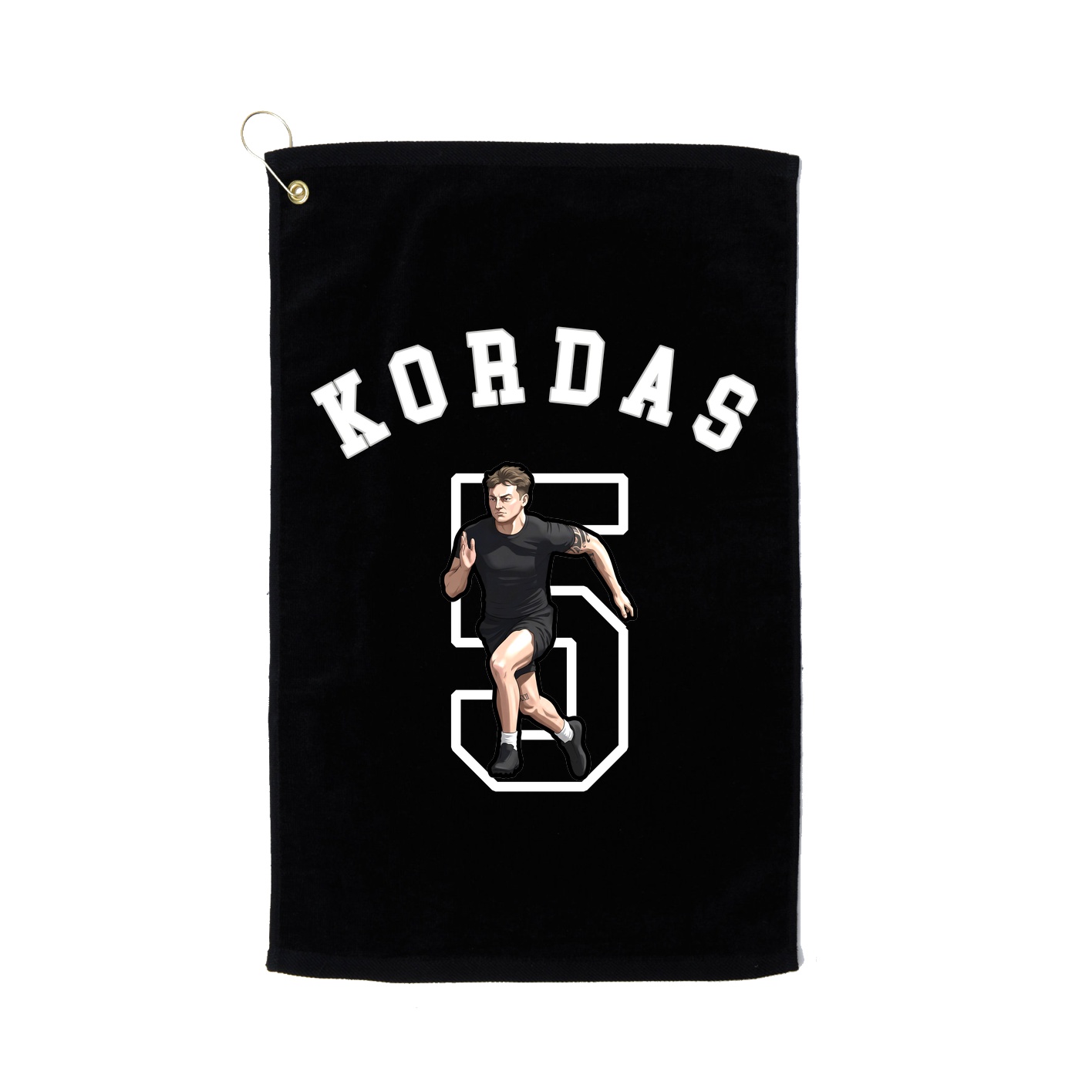 Golf Towel — Shirsey Arch in Black
