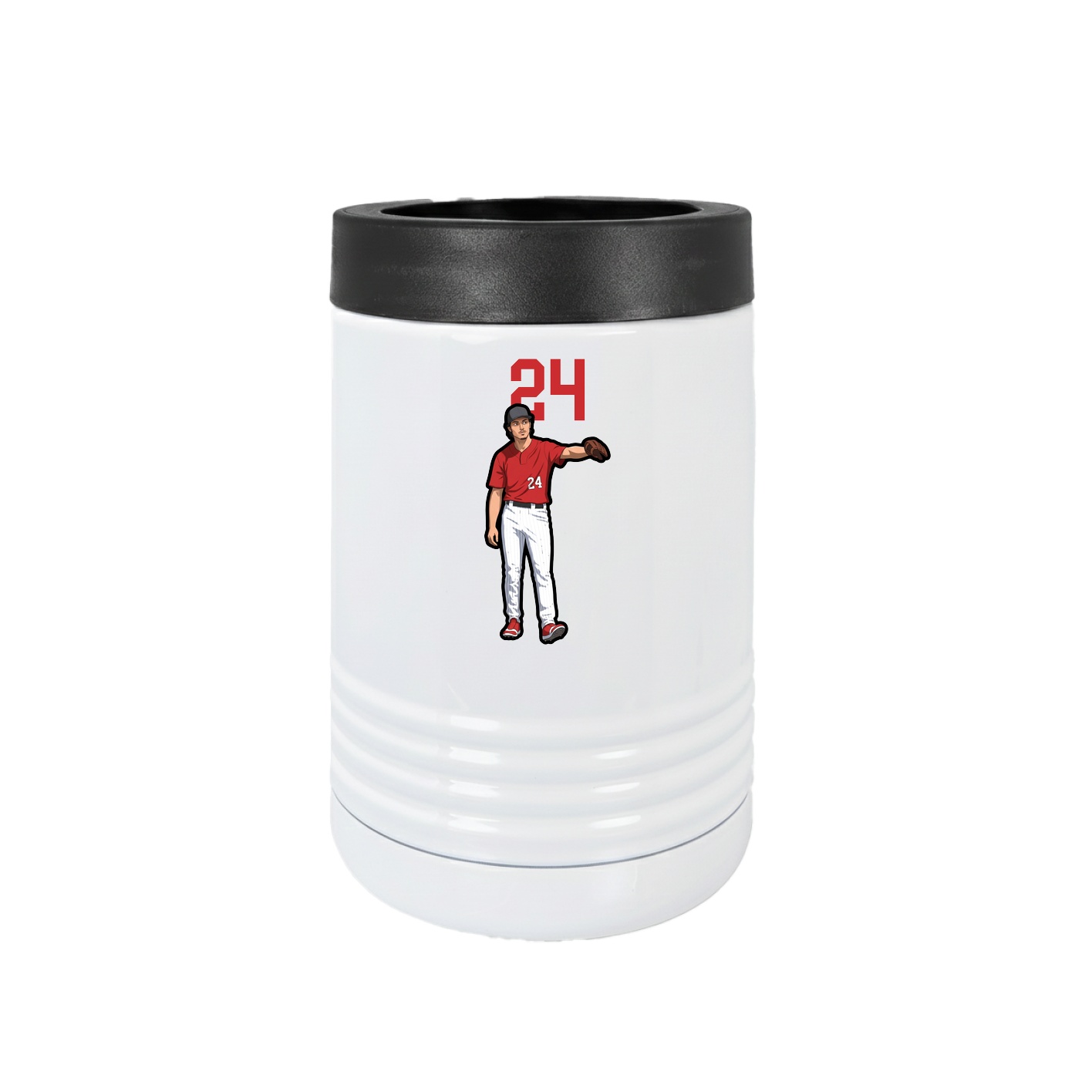 Beverage Holder — Number Top in White