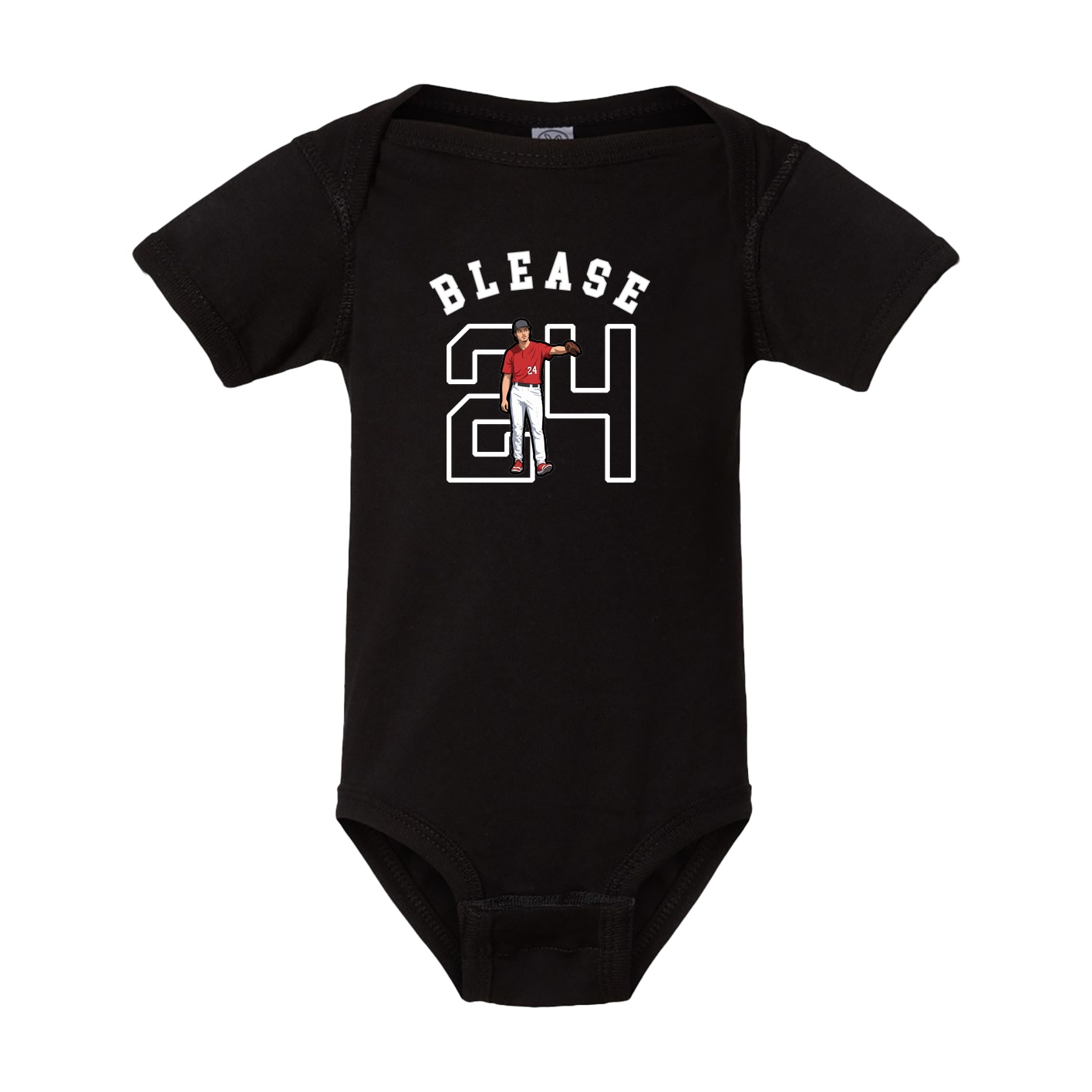 Baby Onesie — Shirsey Arch in Black
