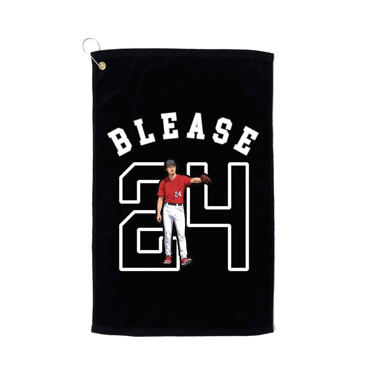 Golf Towel — Shirsey Arch in Black