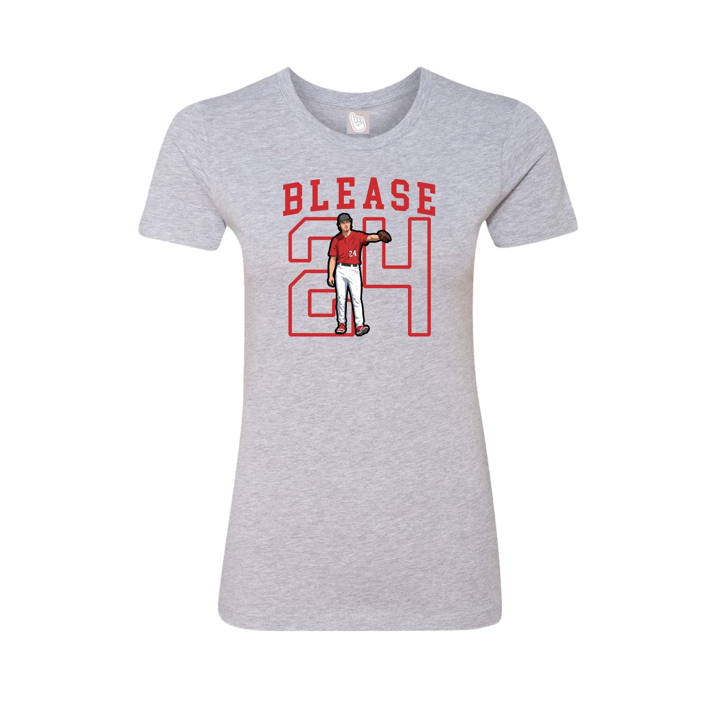 Fitted Women's Tee — Shirsey in Grey