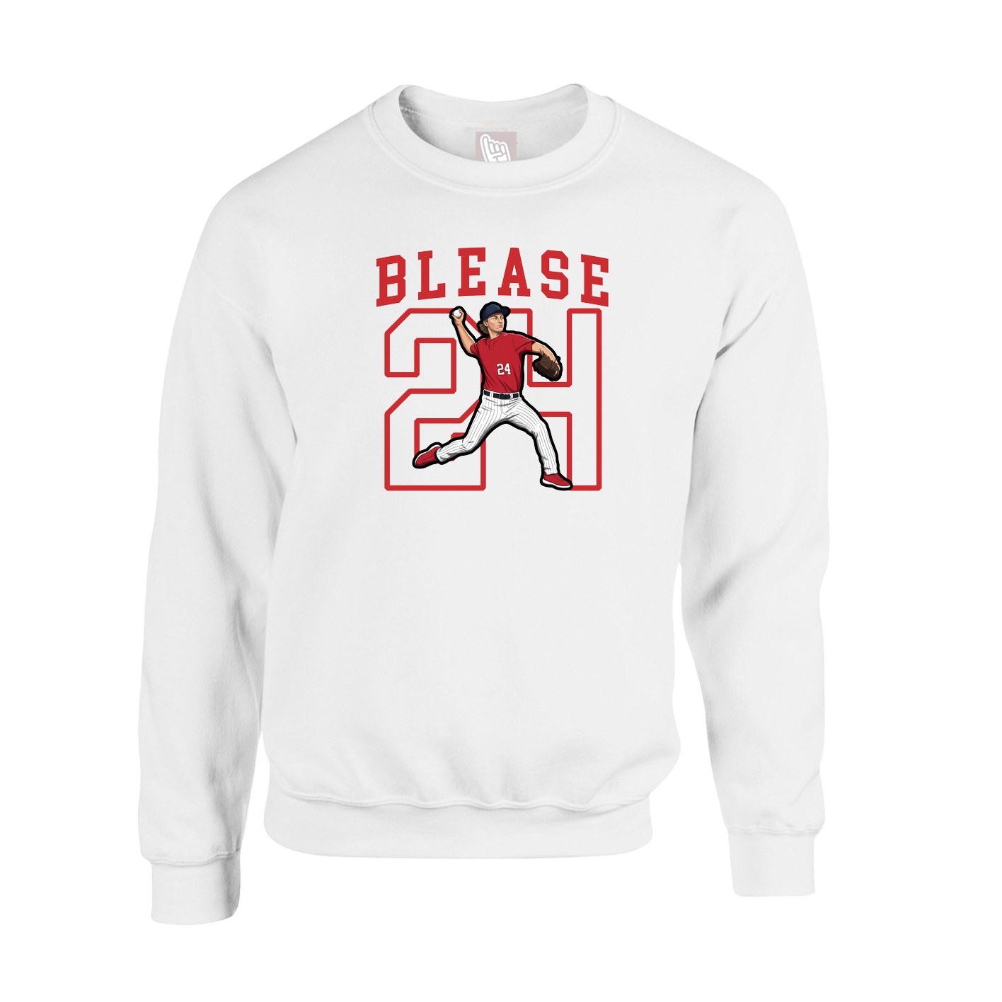 Fleece Crew — Shirsey in White
