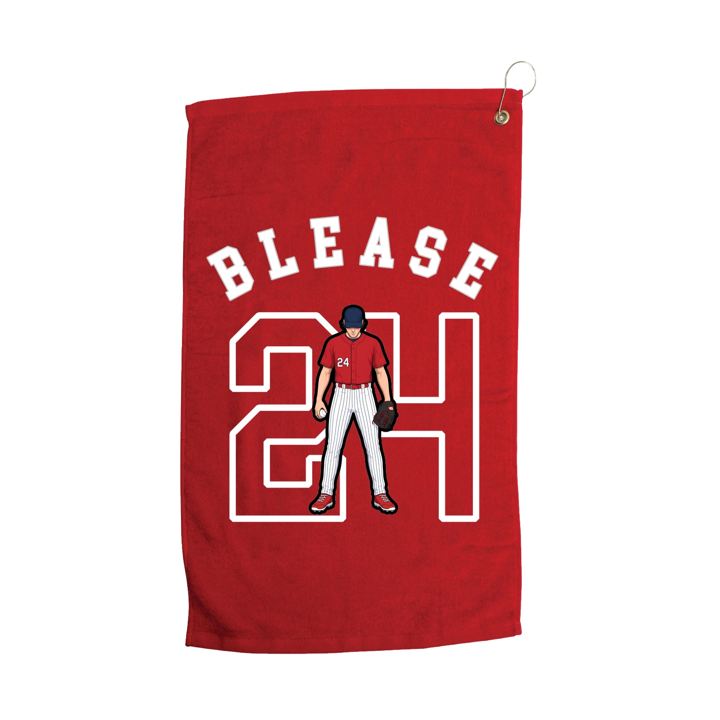Golf Towel — Shirsey Arch in Red