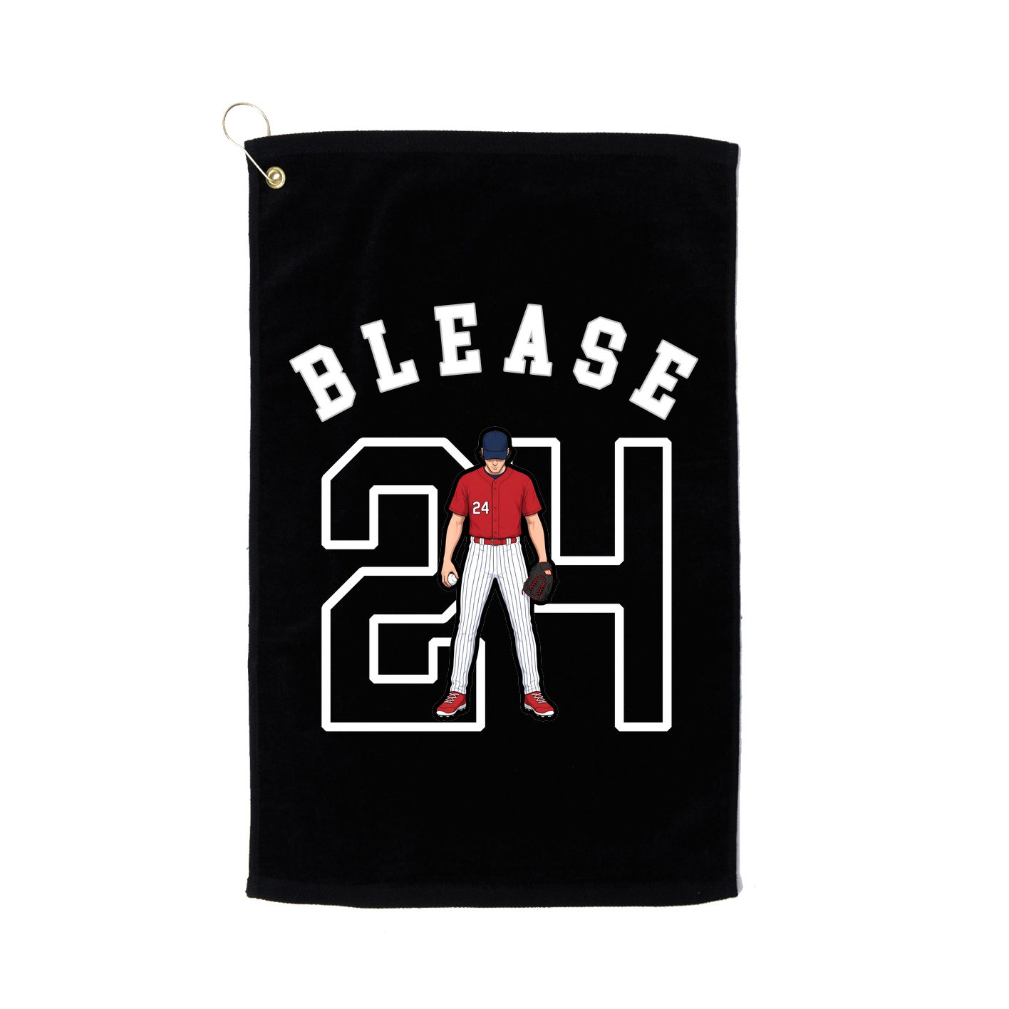 Golf Towel — Shirsey Arch in Black