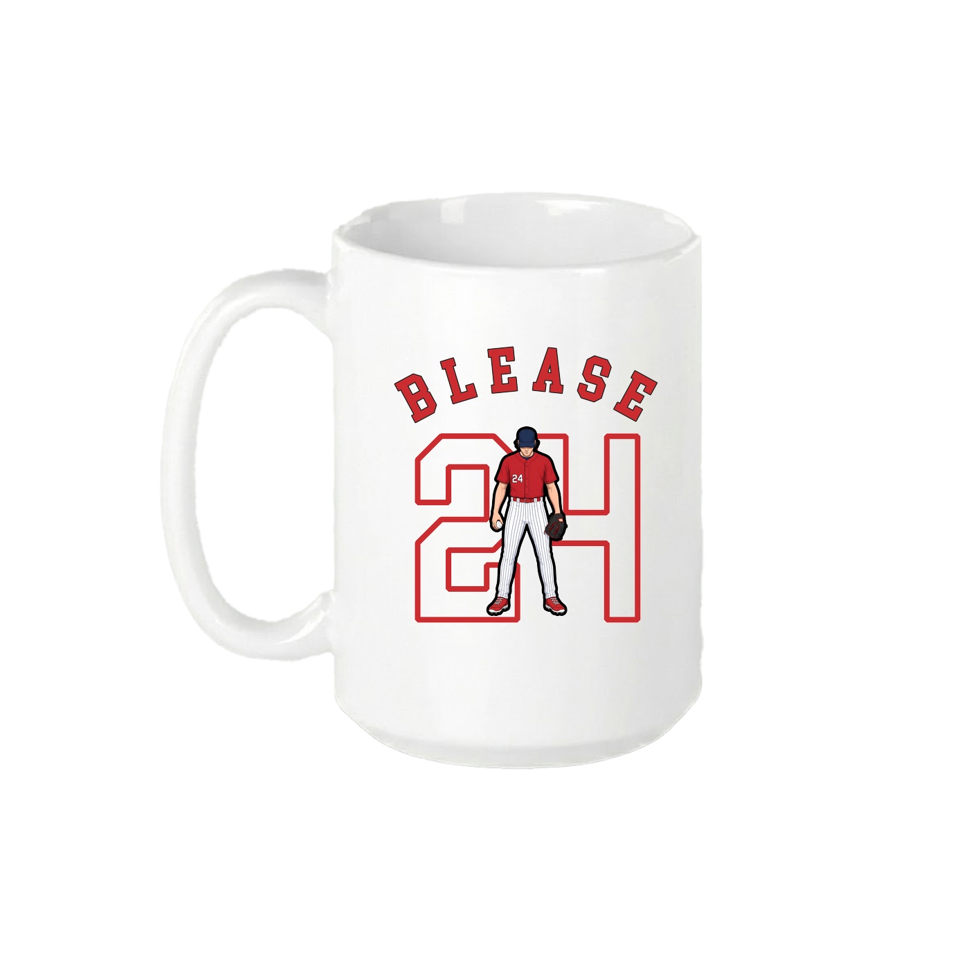15oz Coffee Mug — Shirsey Arch in White