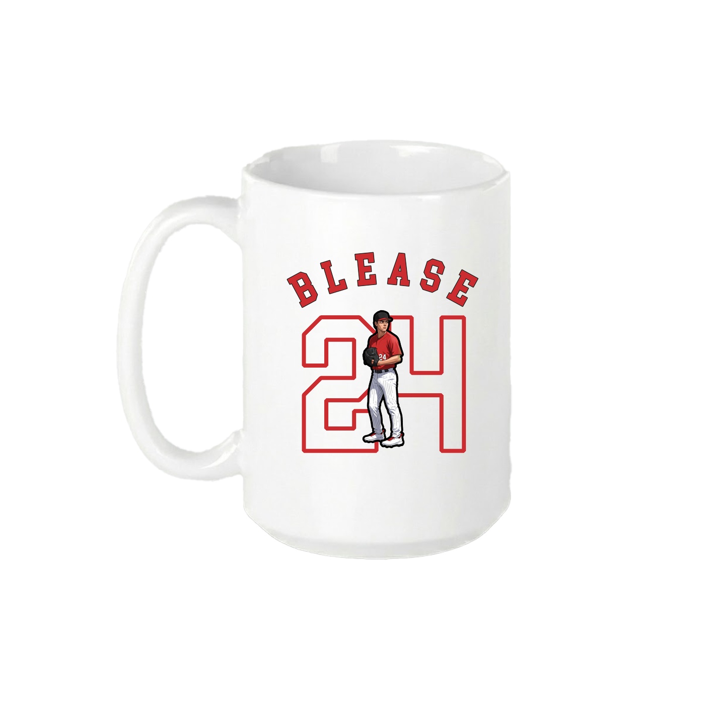 15oz Coffee Mug — Shirsey Arch in White