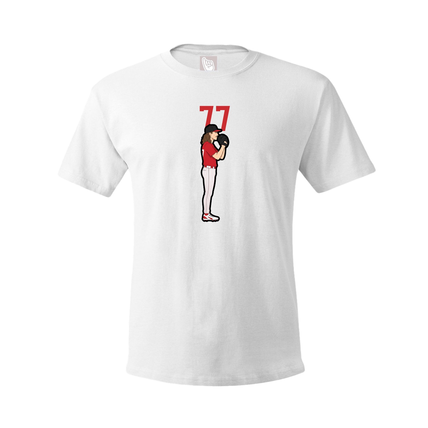 Tee — Number Top in White