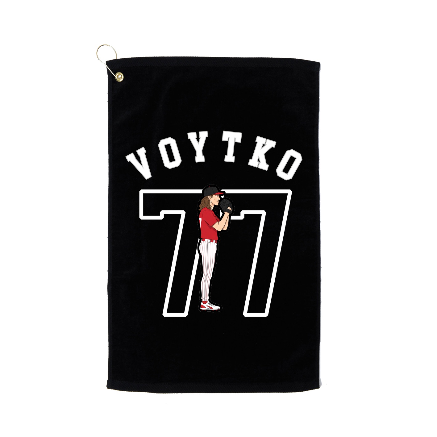 Golf Towel — Shirsey Arch in Black
