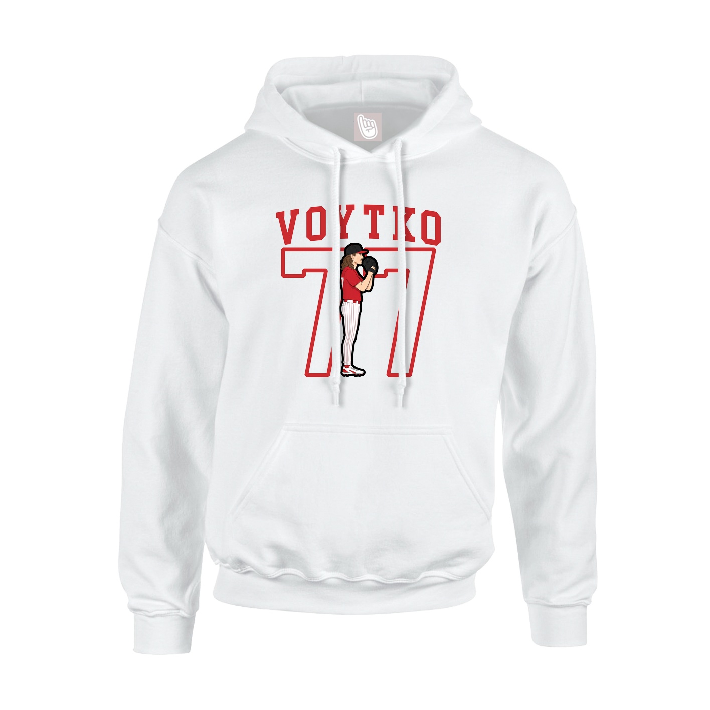 Youth Hoodie — Shirsey in White