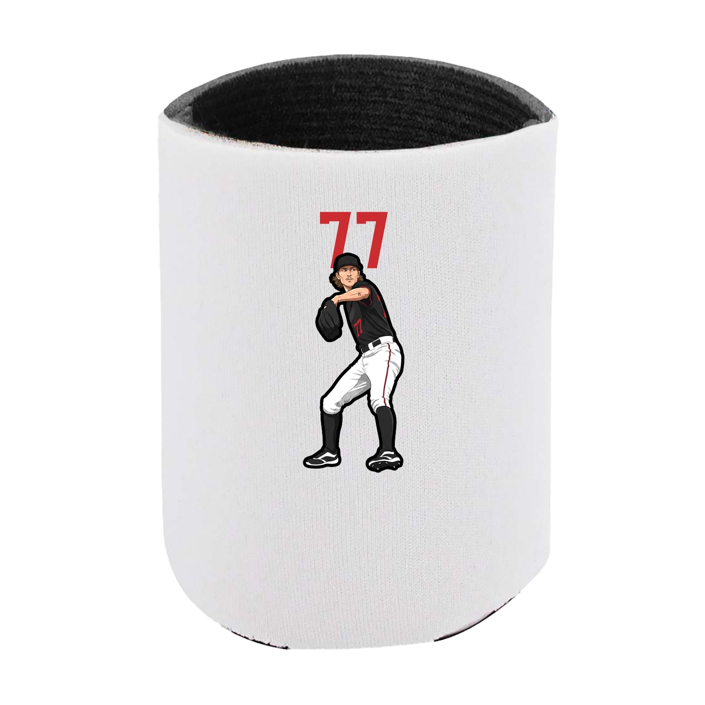 Can Holder — Number Top in White