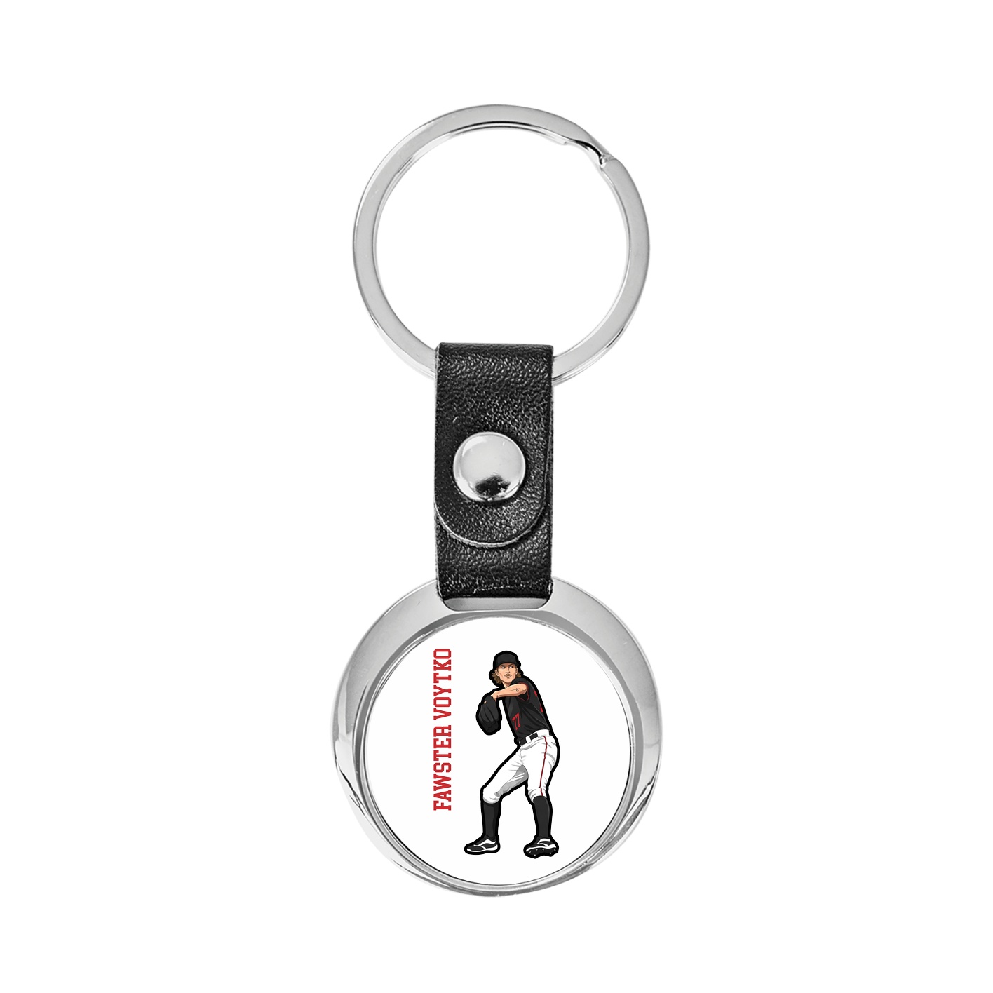 Key Chain — Name Vertical in Classic