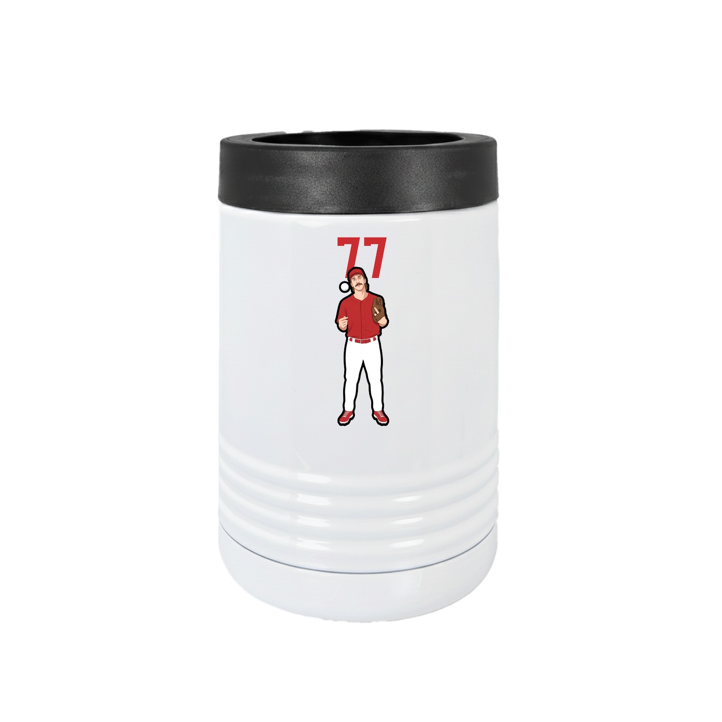 Beverage Holder — Number Top in White