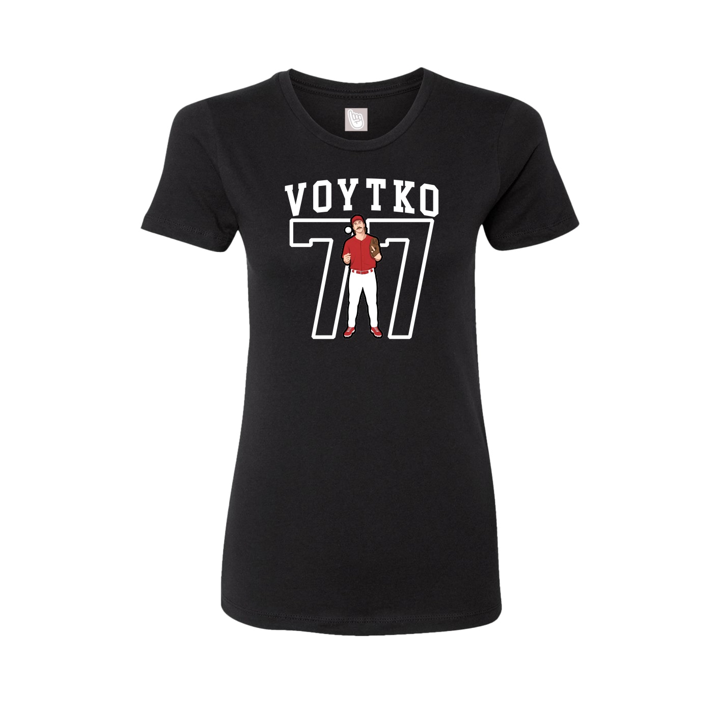 Fitted Women's Tee — Shirsey in Black