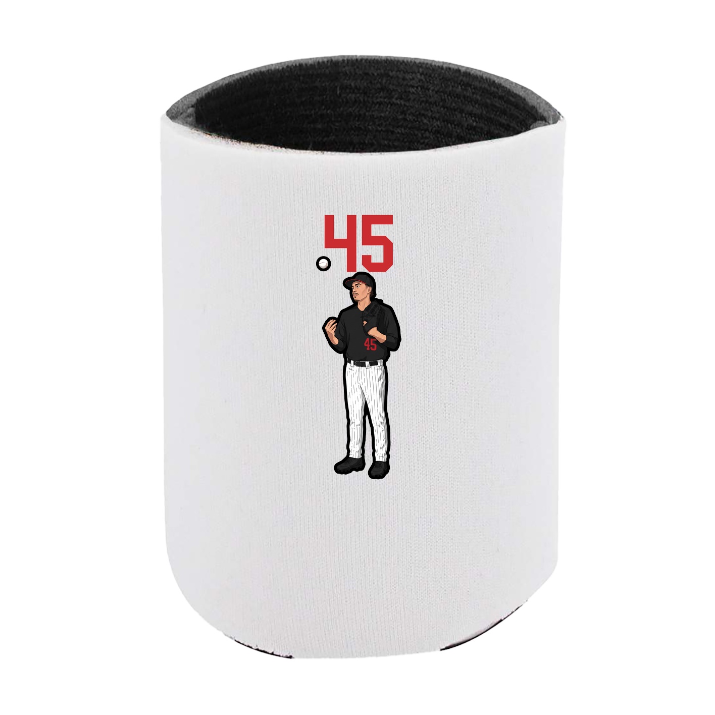 Can Holder — Number Top in White
