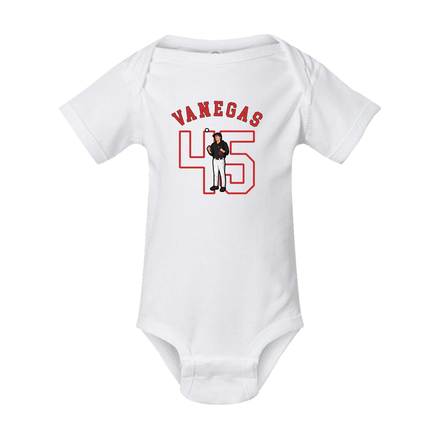 Baby Onesie — Shirsey Arch in White