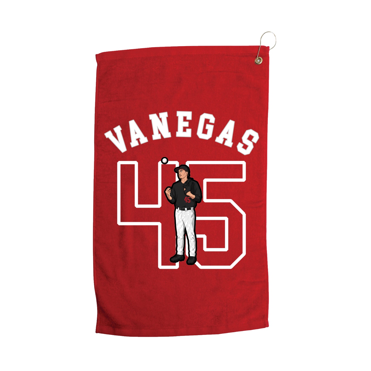 Golf Towel — Shirsey Arch in Red
