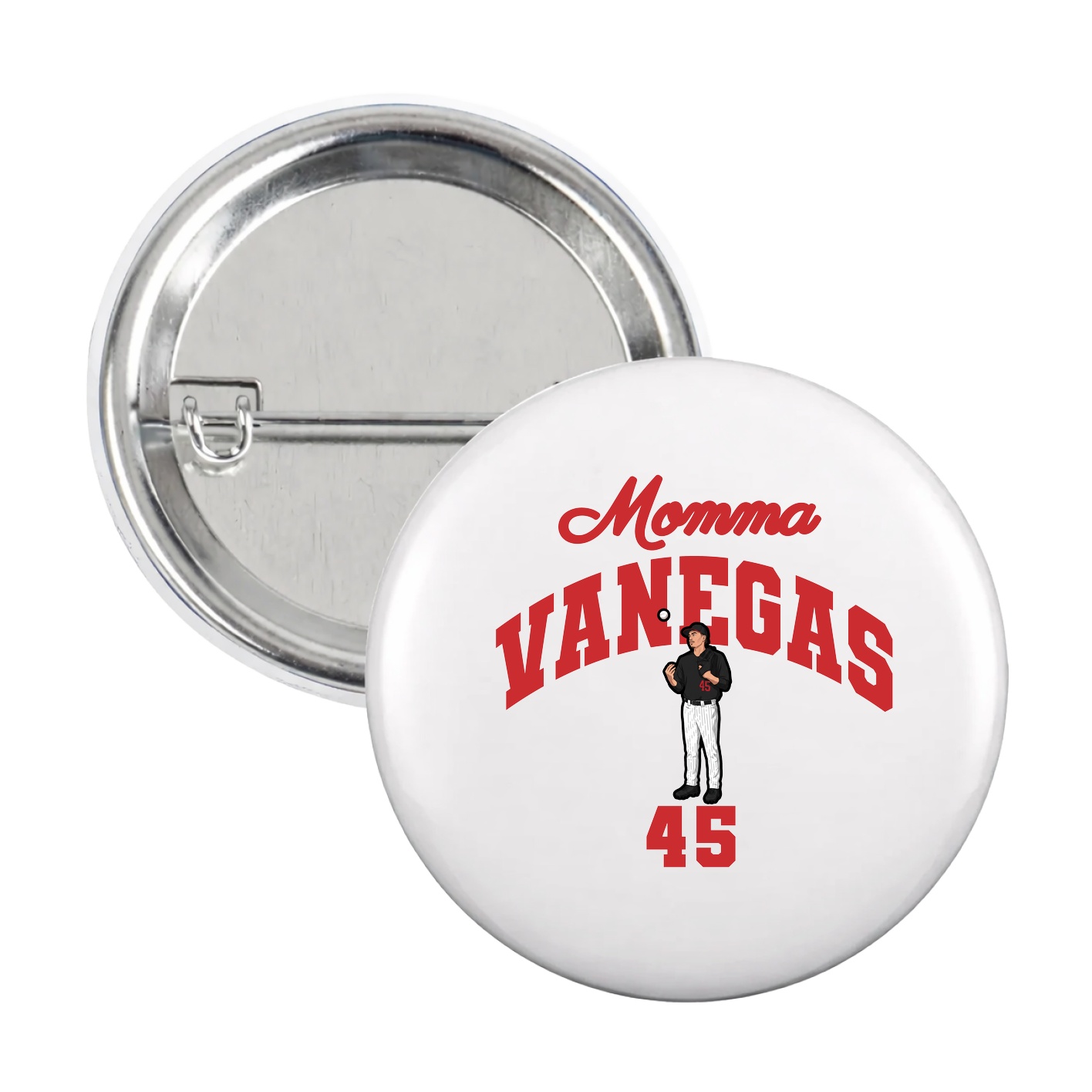 Game Day Button — Mothers Day Arch in White