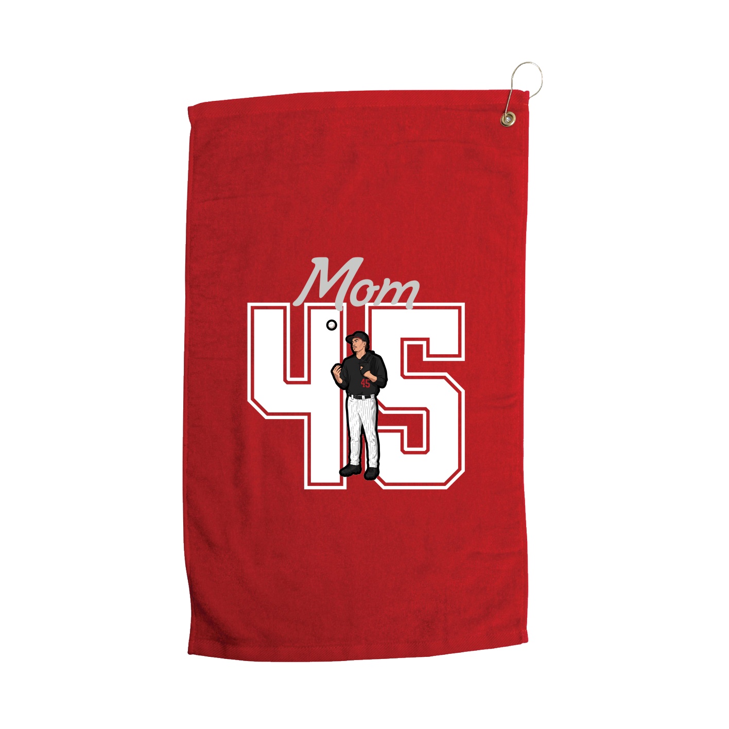 Golf Towel — Mothers Day Shirsey in Red
