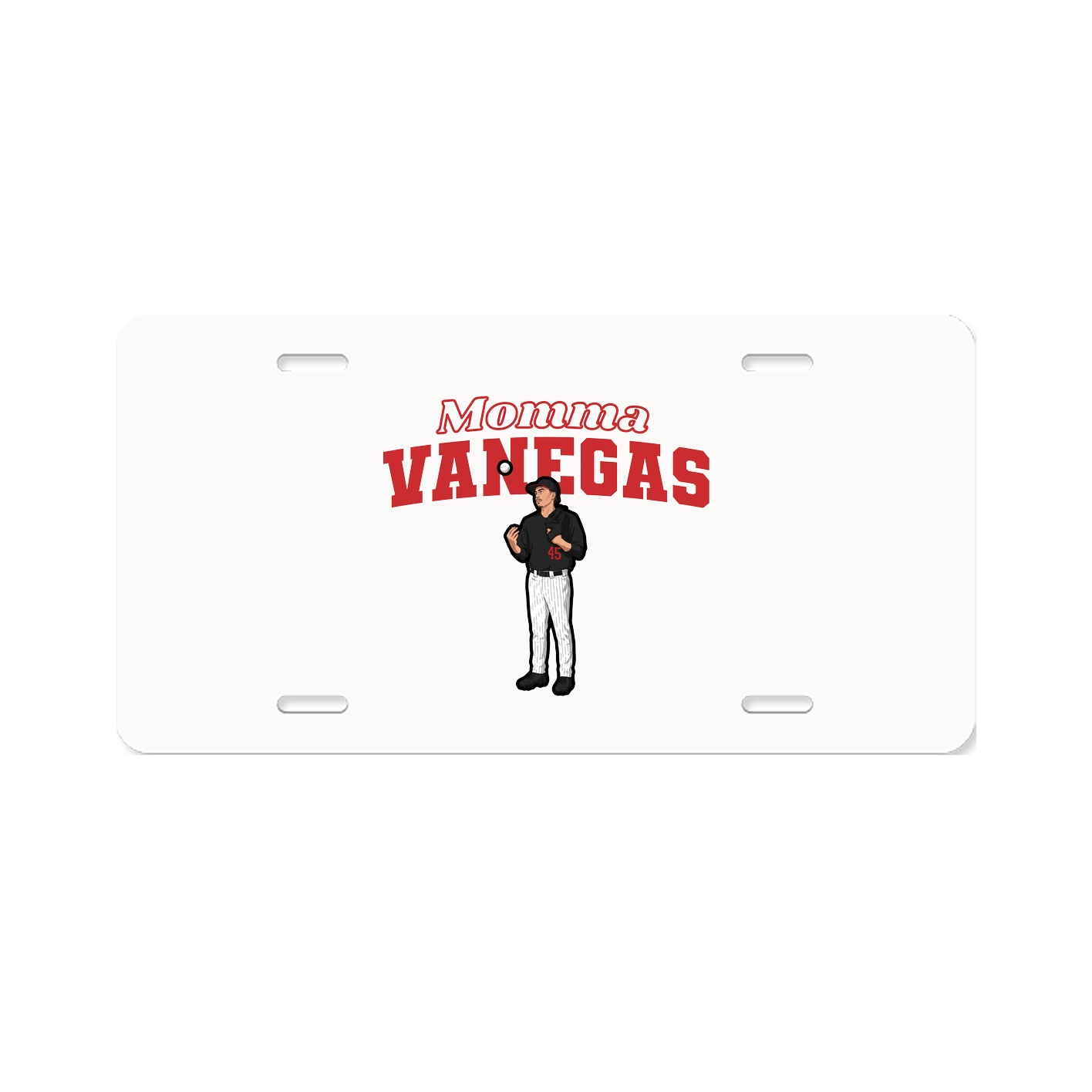 License Plate — Mothers Day Block in Classic