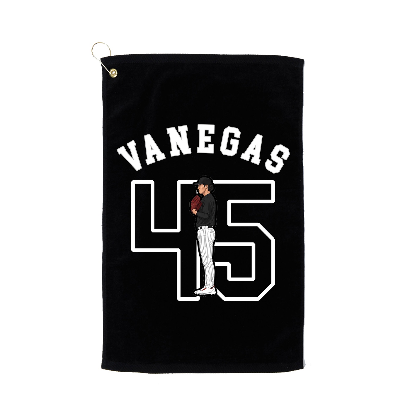 Golf Towel — Shirsey Arch in Black