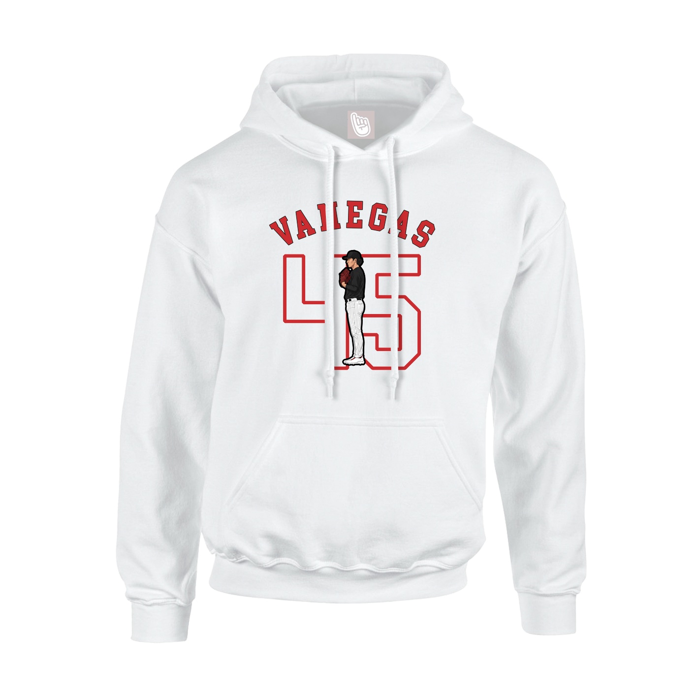 Hoodie — Shirsey Arch in White