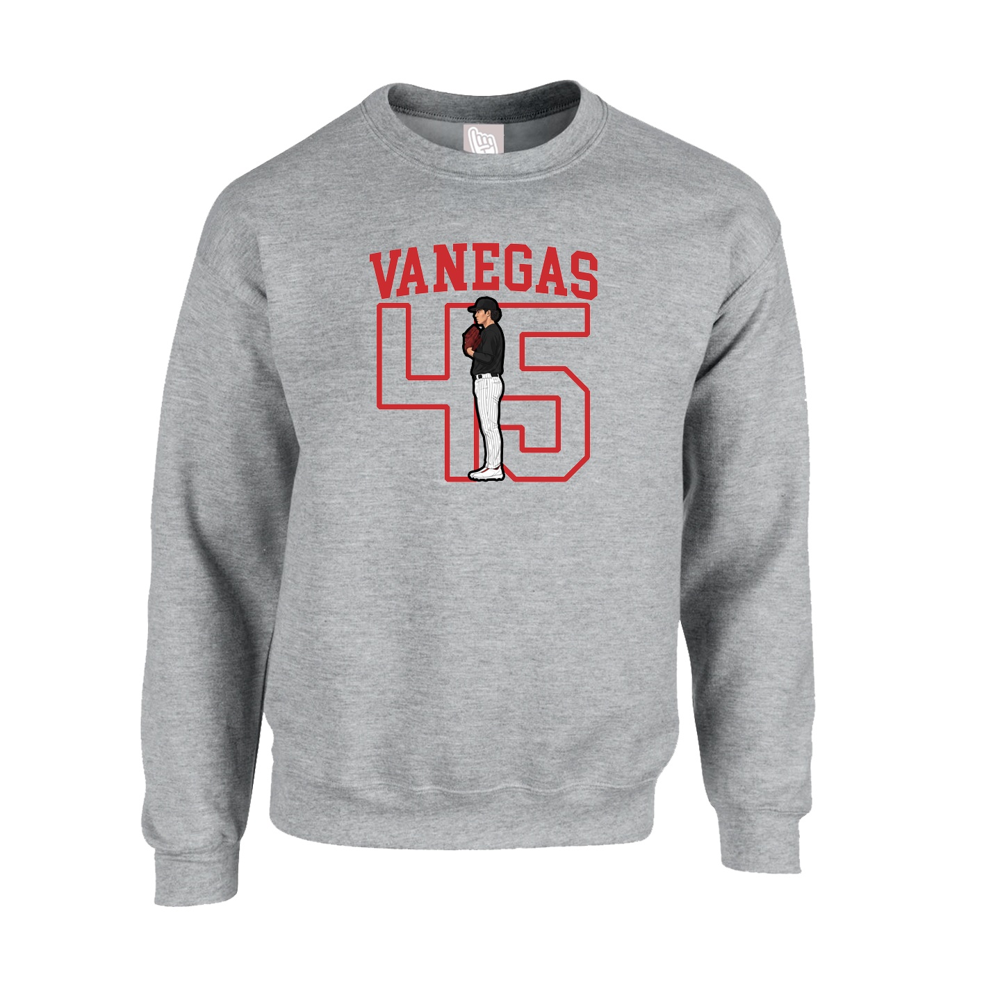 Fleece Crew — Shirsey in Grey