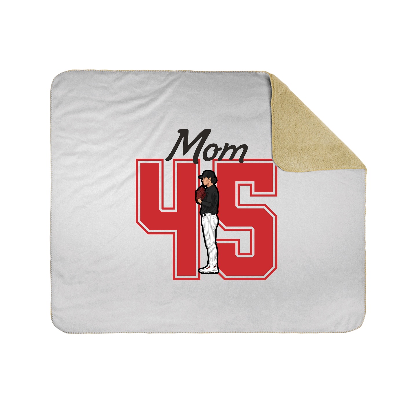 Throw Blanket — Mothers Day Shirsey in White