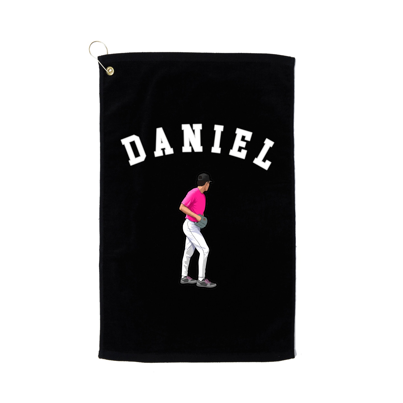 Golf Towel — Shirsey Arch in Black