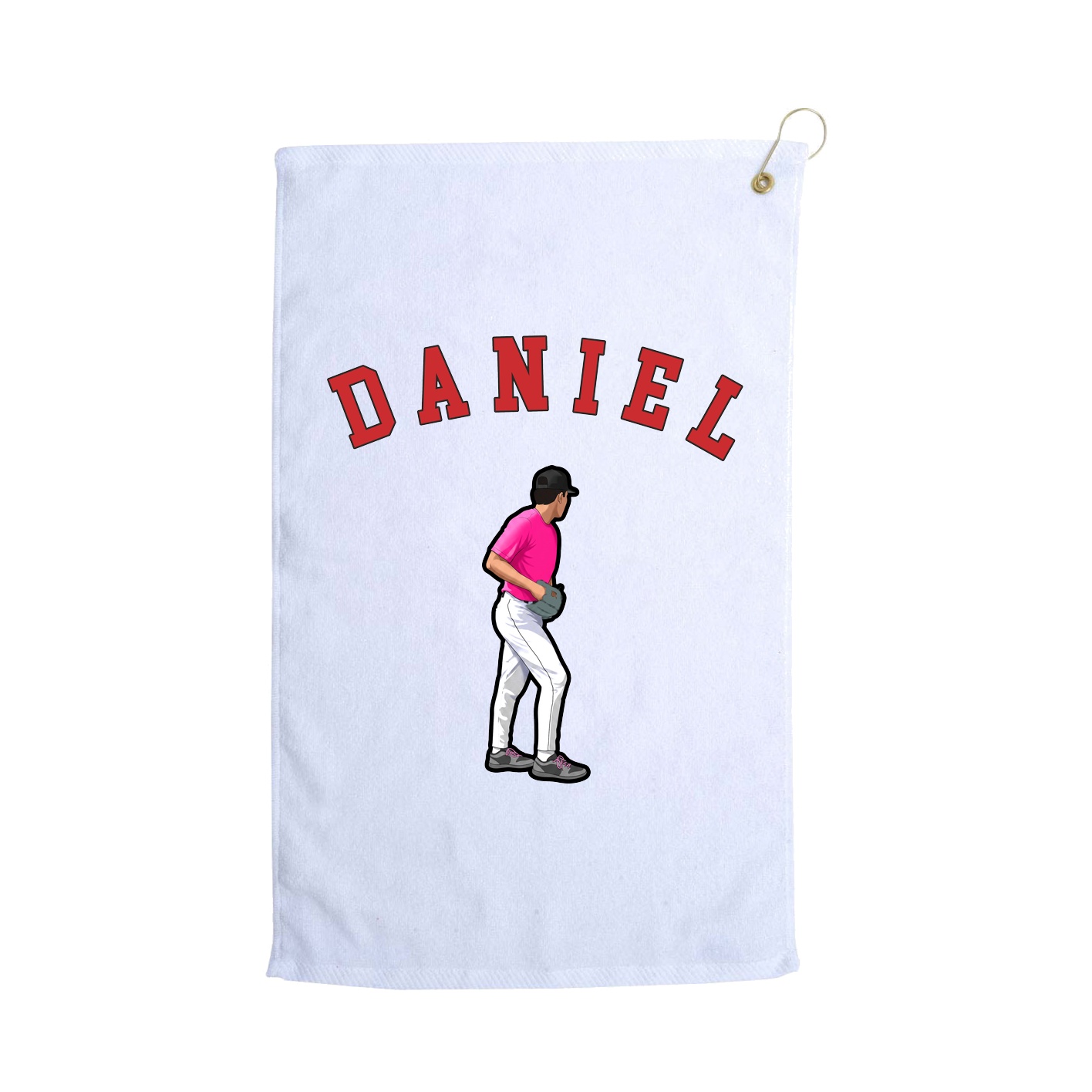 Golf Towel — Shirsey Arch in White