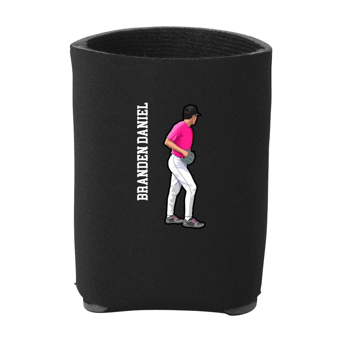 Can Holder — Name Vertical in Black