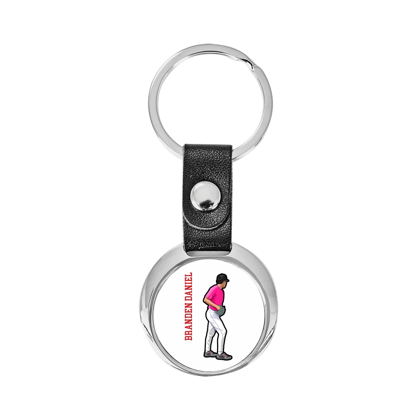 Key Chain — Name Vertical in Classic