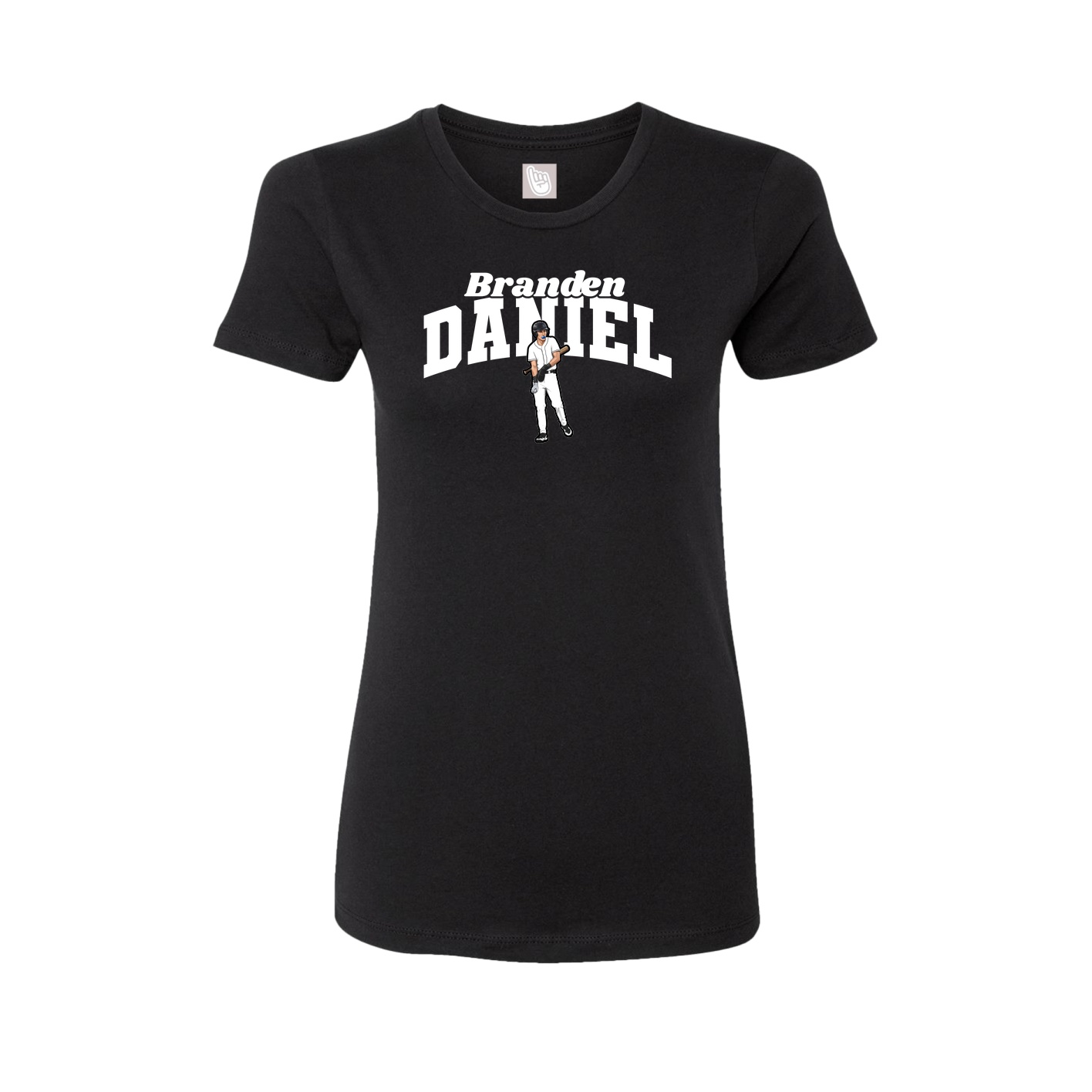 Womens Tee — Signature Arch in Black