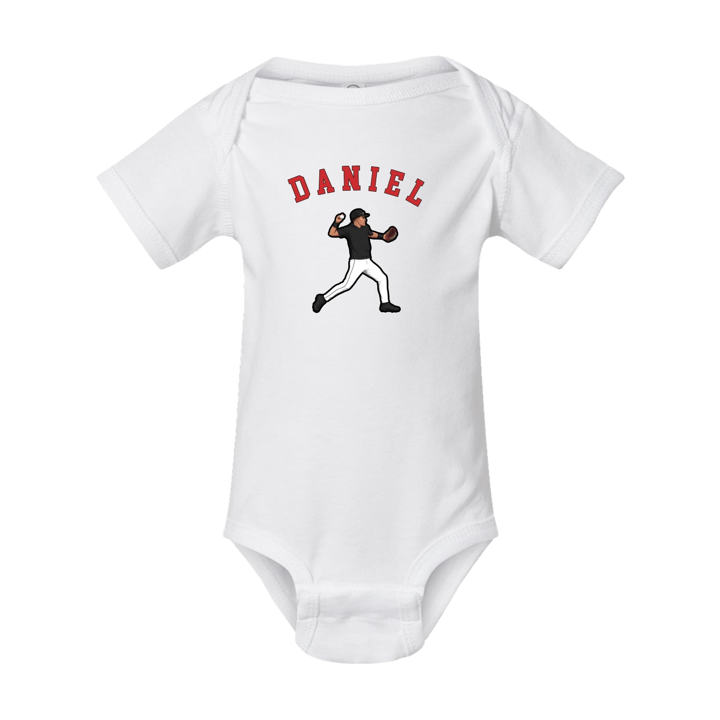 Baby Onesie — Shirsey Arch in White