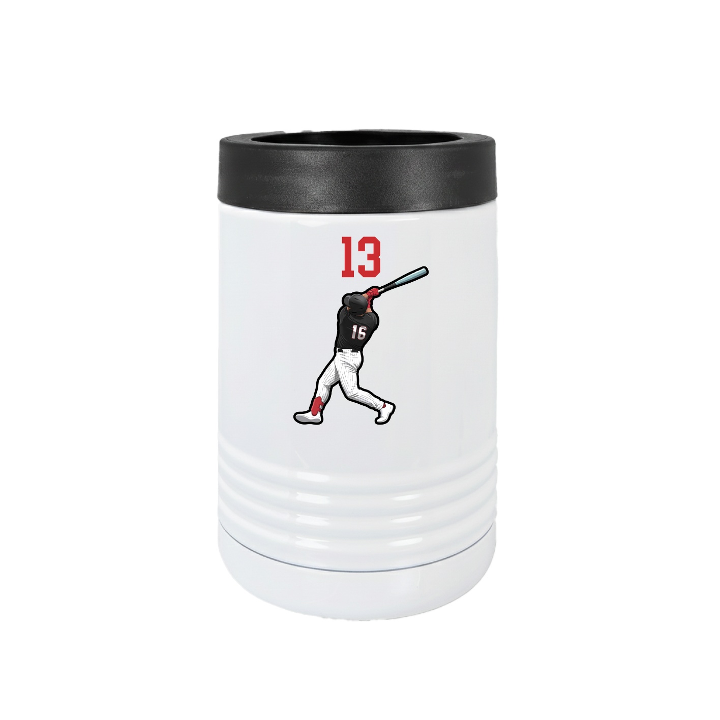 Beverage Holder — Number Top in White