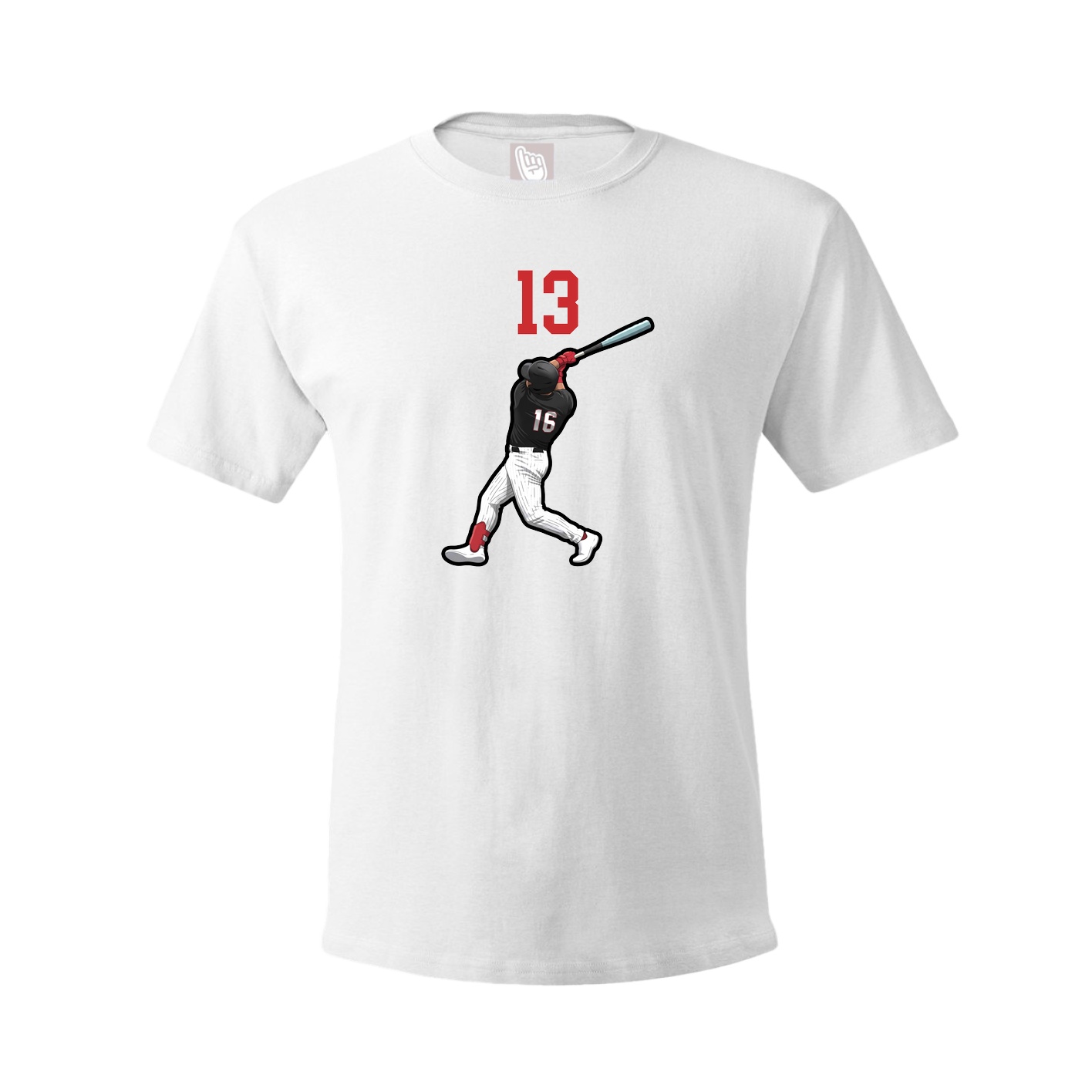 Tee — Number Top in White