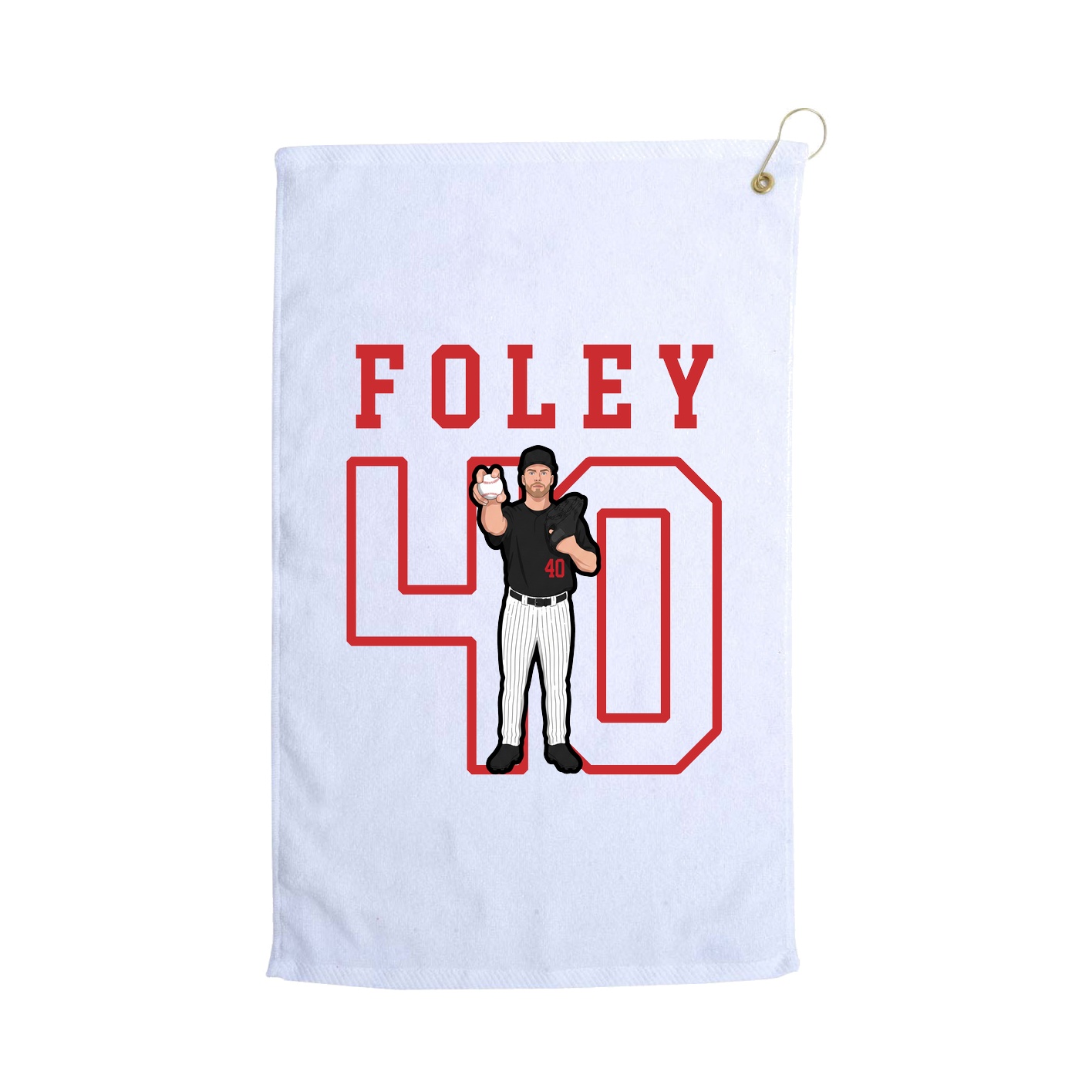 Golf Towel — Shirsey in White