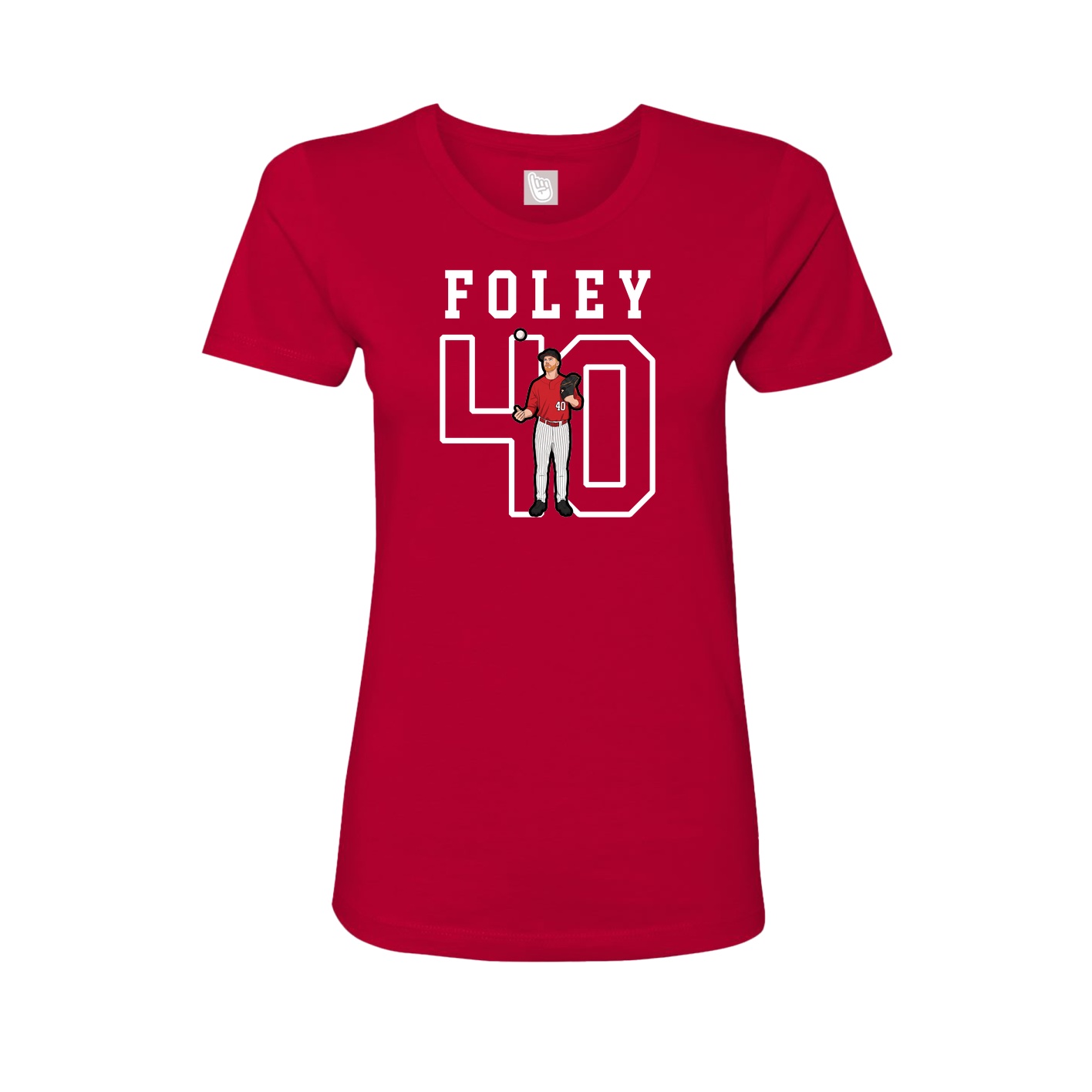 Fitted Women's Tee — Shirsey in Red