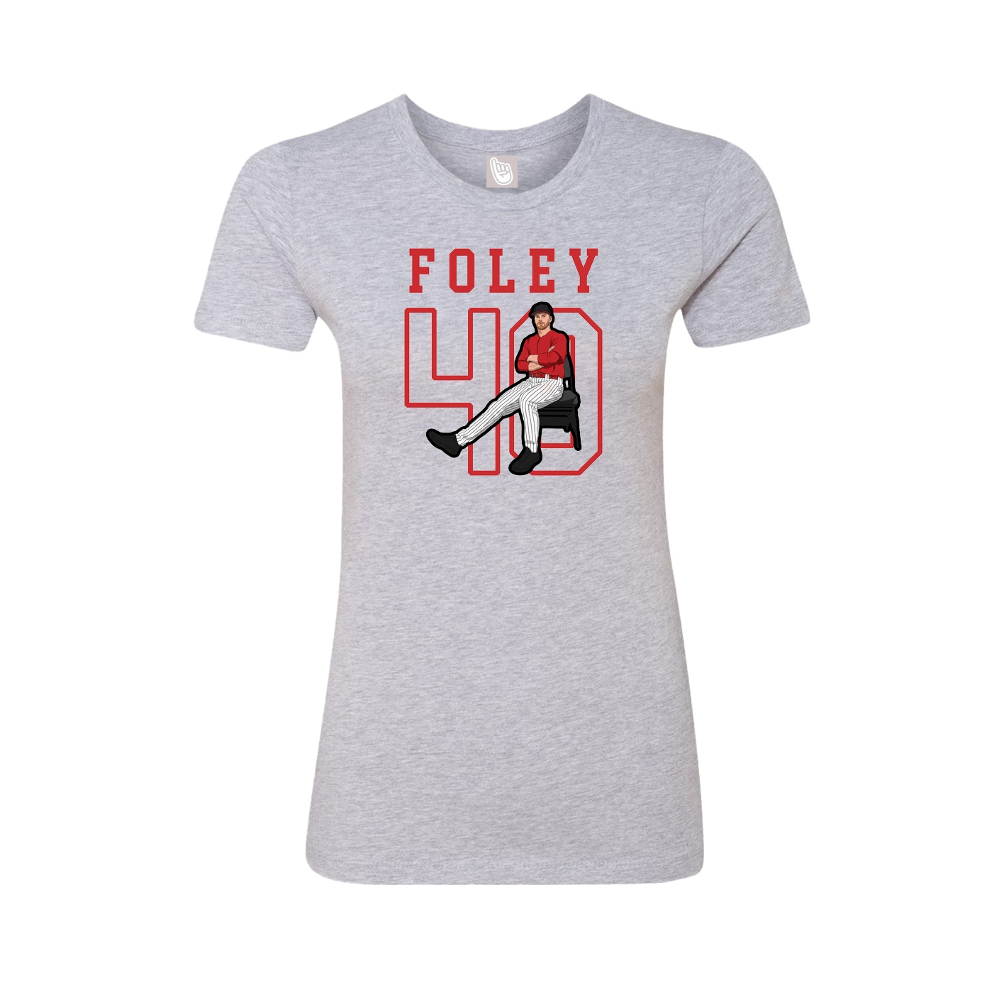 Fitted Women's Tee — Shirsey in Grey