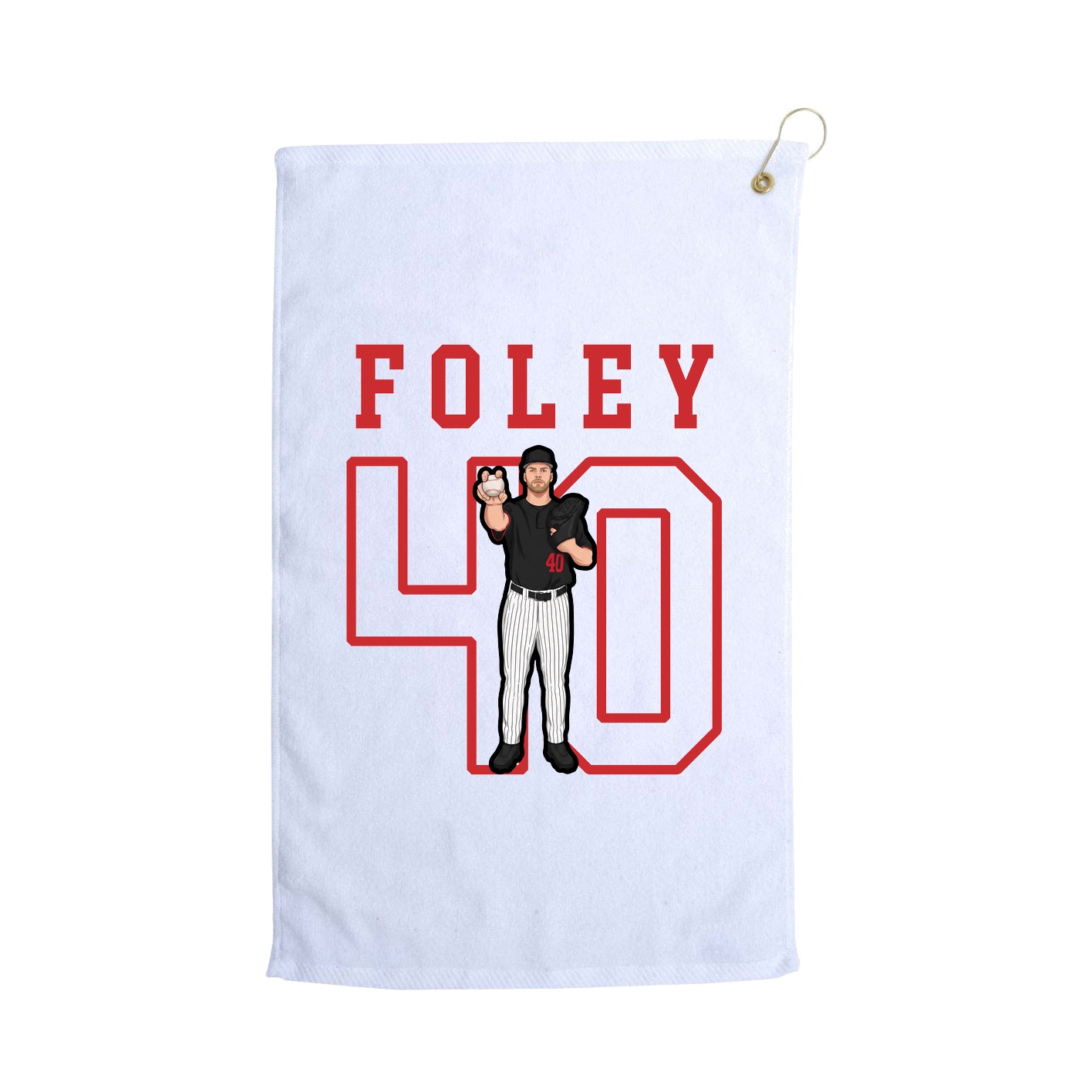 Golf Towel — Shirsey in White
