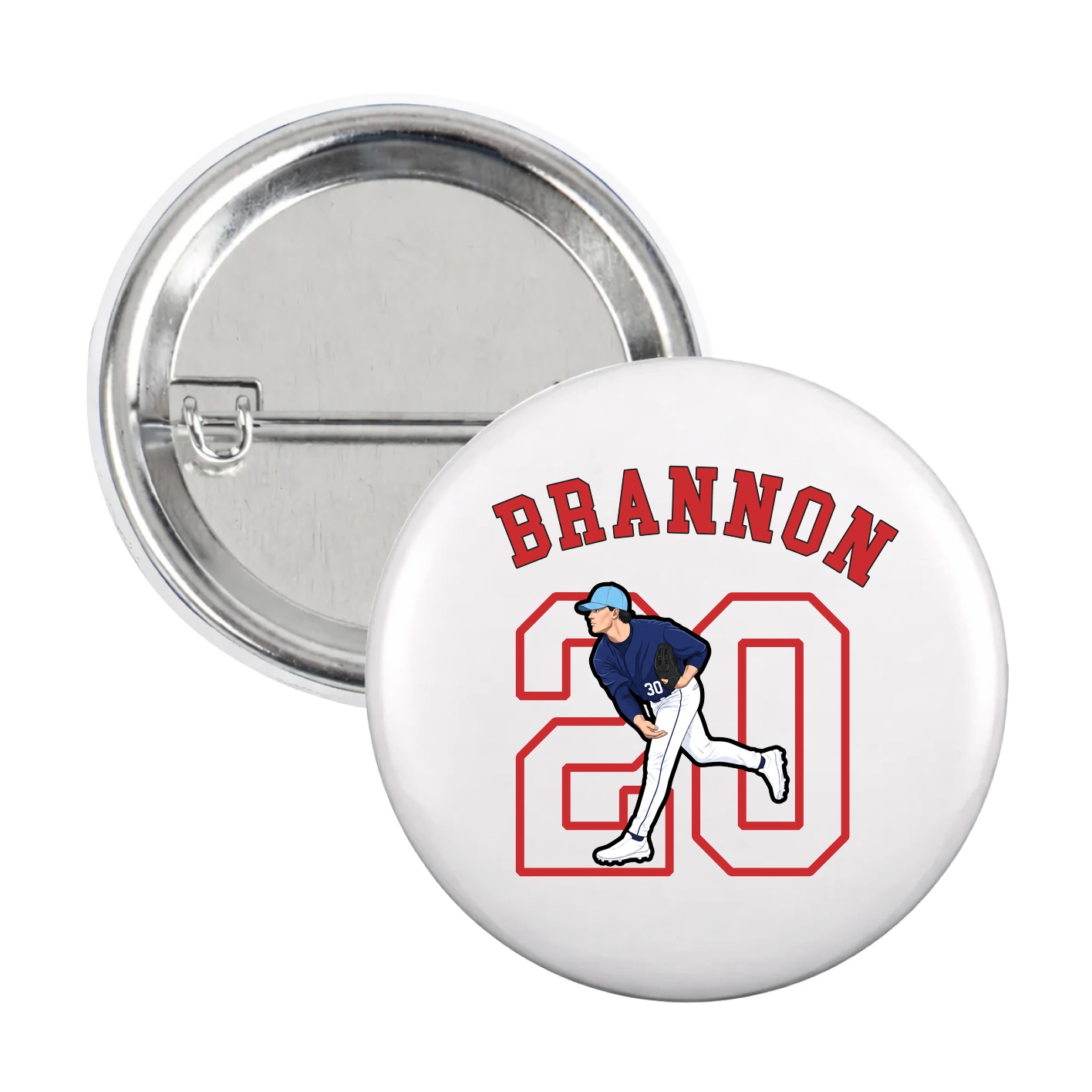 Game Day Button — Shirsey Arch in White