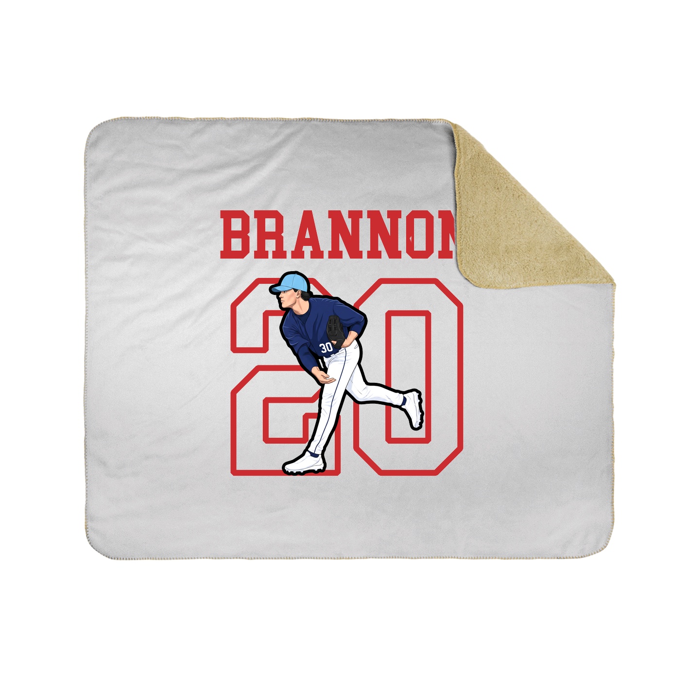 Throw Blanket — Shirsey in White