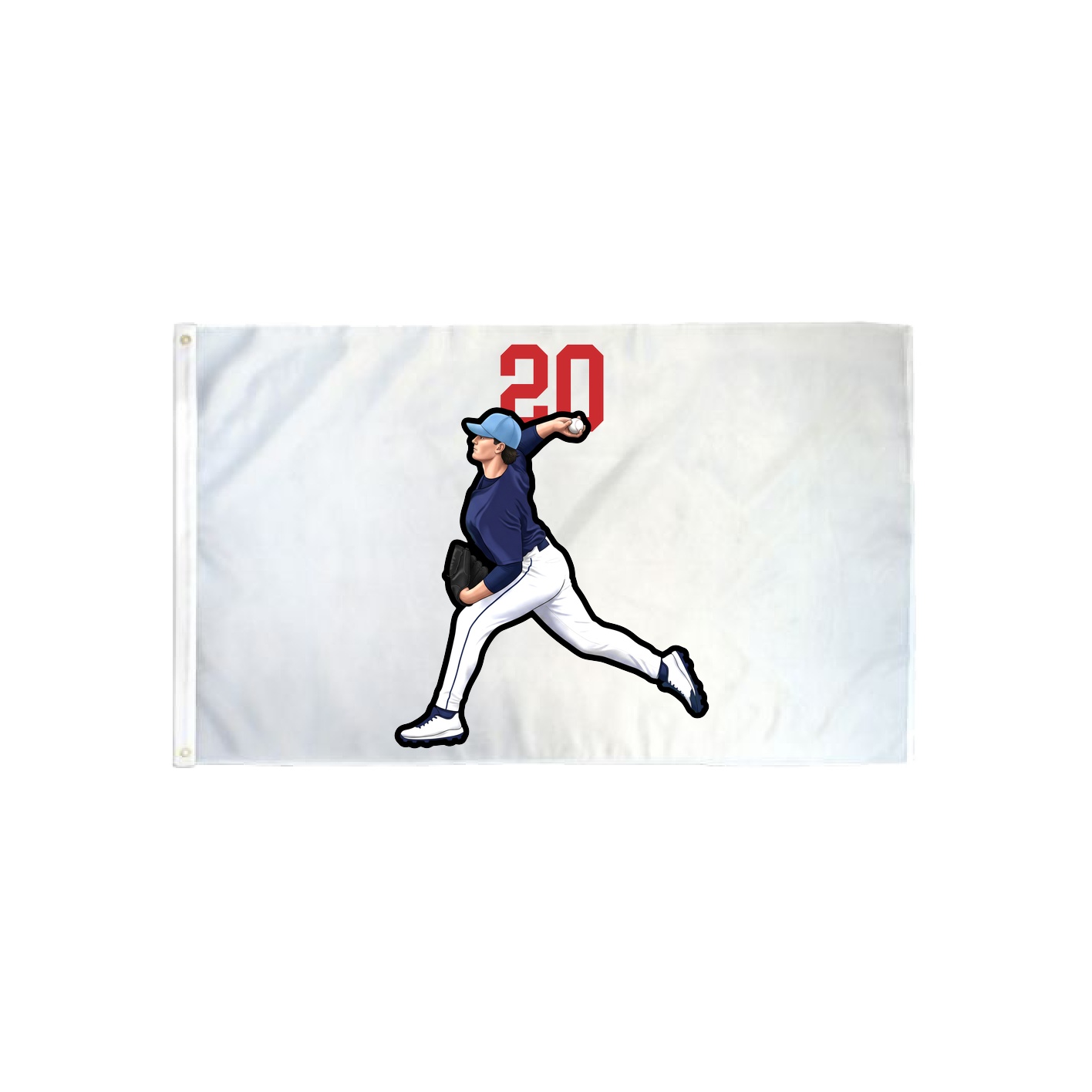 3x5 Flag — Number Top in Classic
