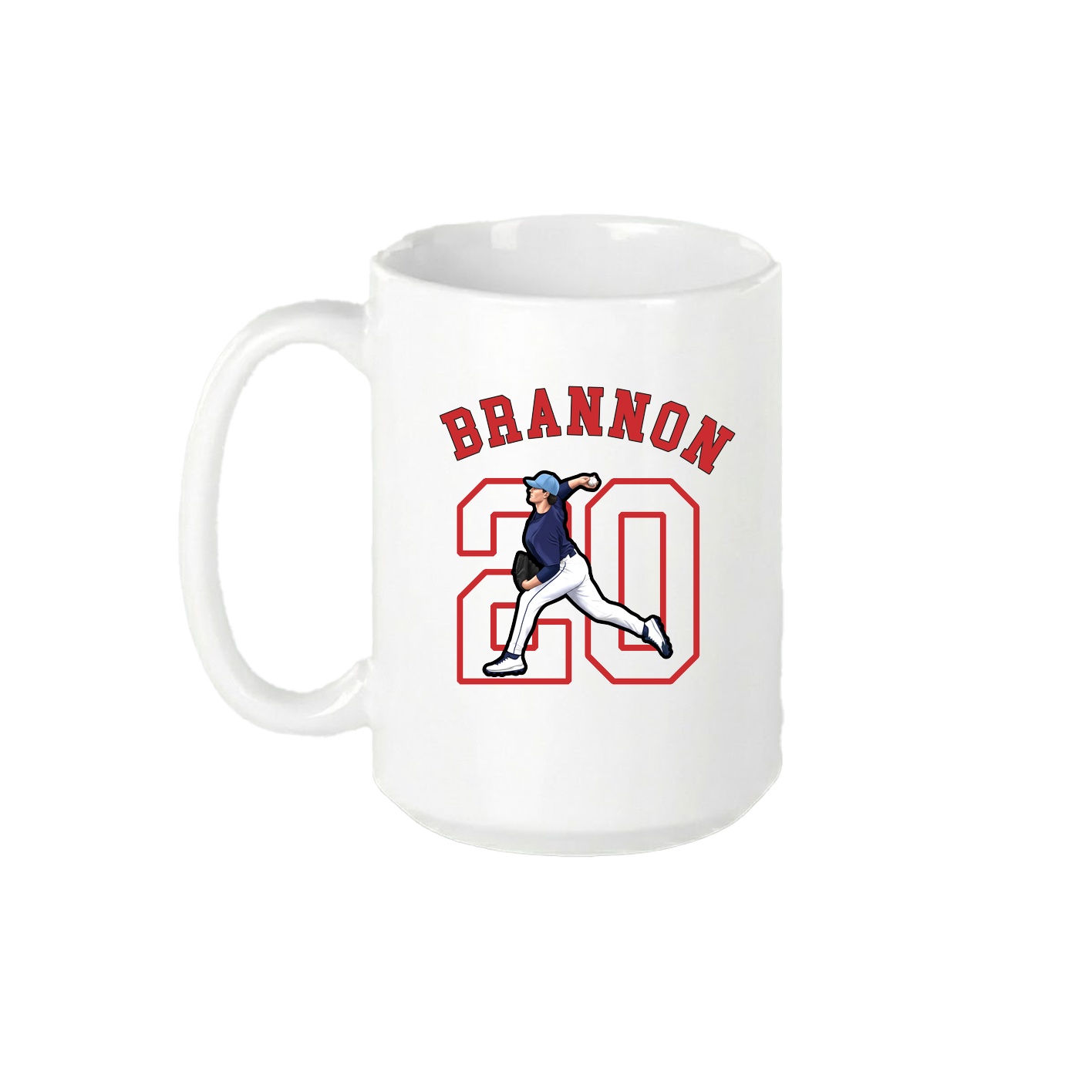 15oz Coffee Mug — Shirsey Arch in White